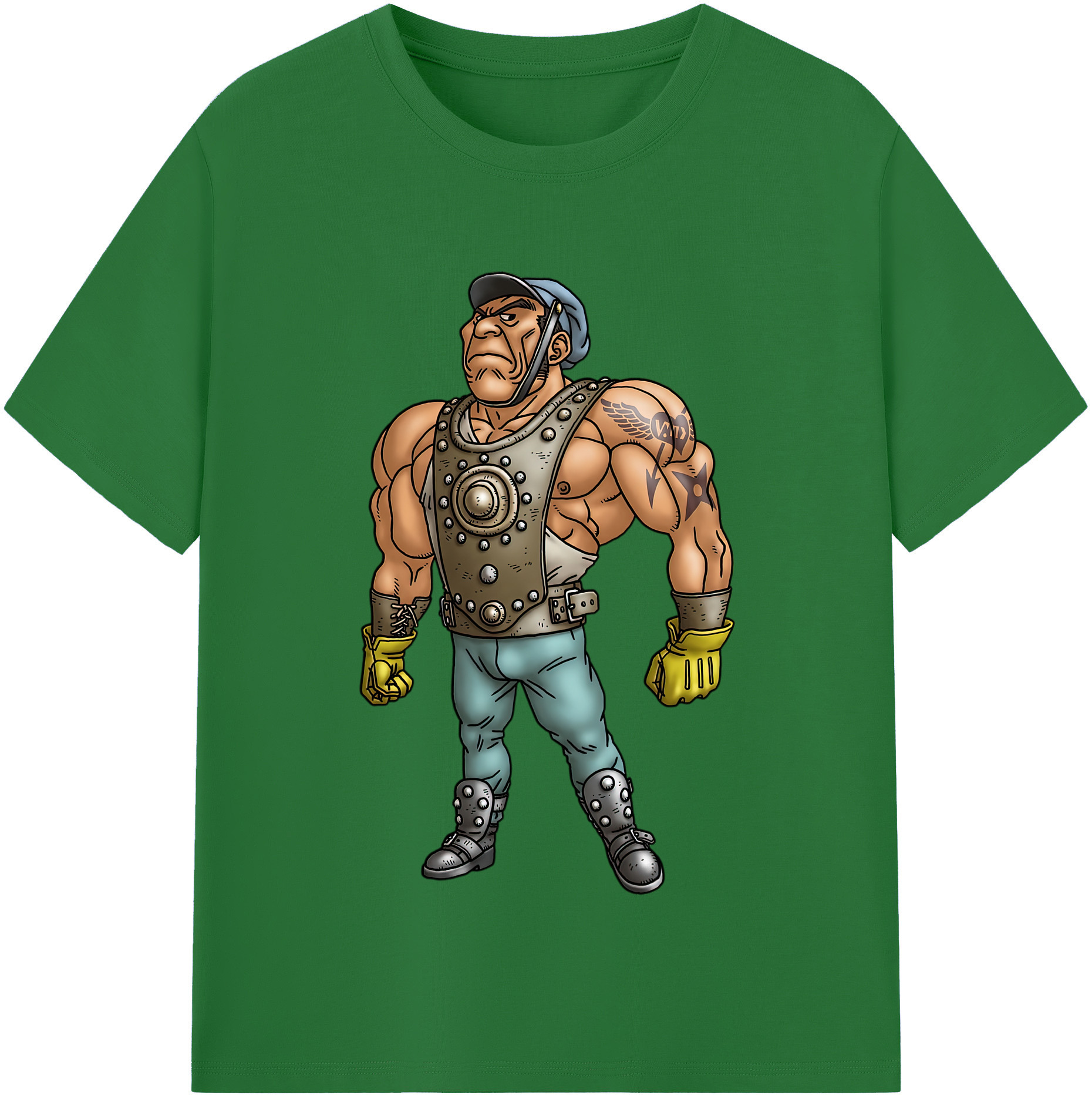 （画像用） ドラゴンクエスト Doragon Kuesuto Dragon Quest 綿100％半袖Tシャツ（フロントプリント）