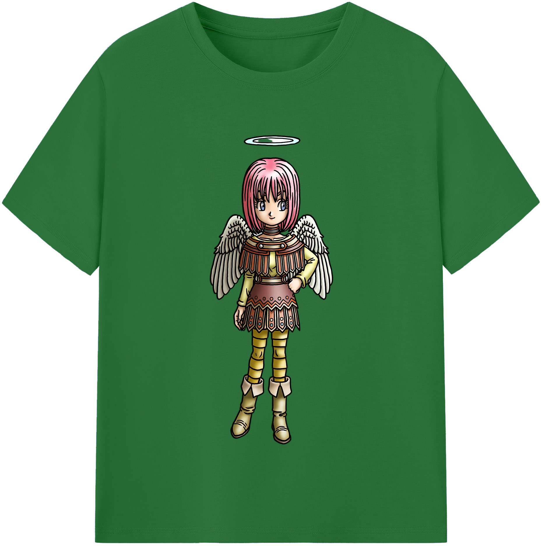 （画像用） ドラゴンクエスト Doragon Kuesuto Dragon Quest 綿100％半袖Tシャツ（フロントプリント）