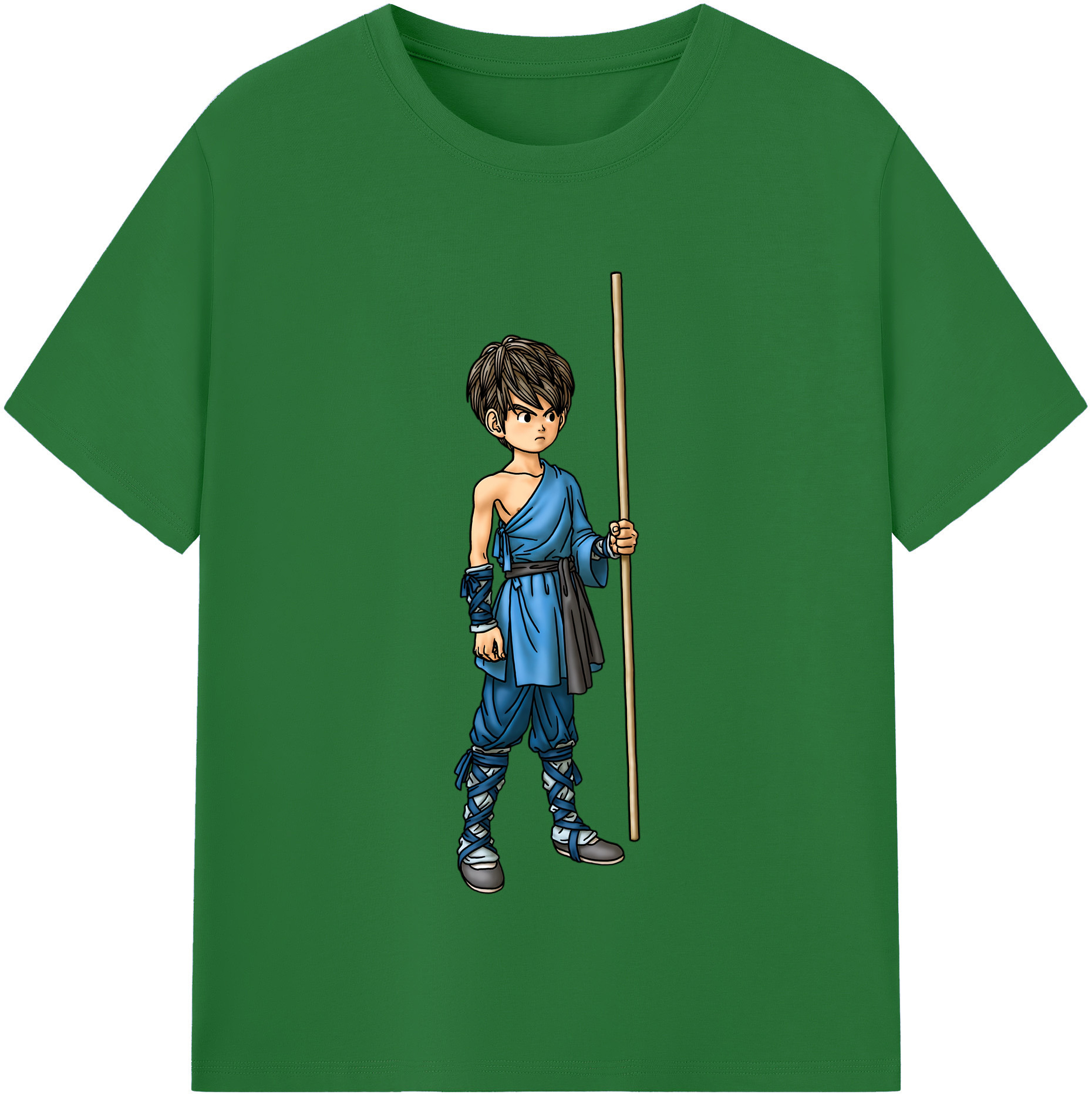 （画像用） ドラゴンクエスト Doragon Kuesuto Dragon Quest 綿100％半袖Tシャツ（フロントプリント）