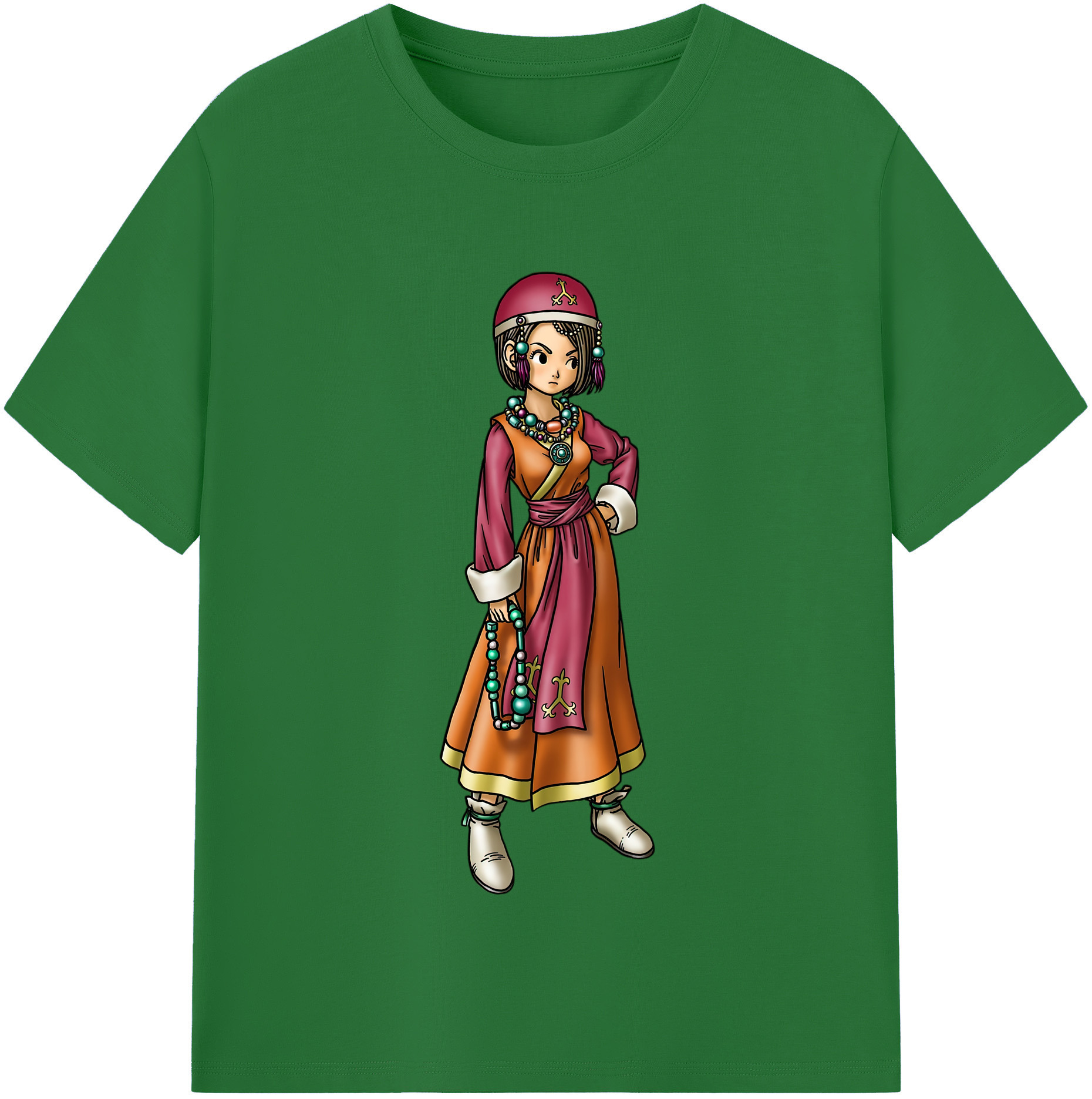 （画像用） ドラゴンクエスト Doragon Kuesuto Dragon Quest 綿100％半袖Tシャツ（フロントプリント）