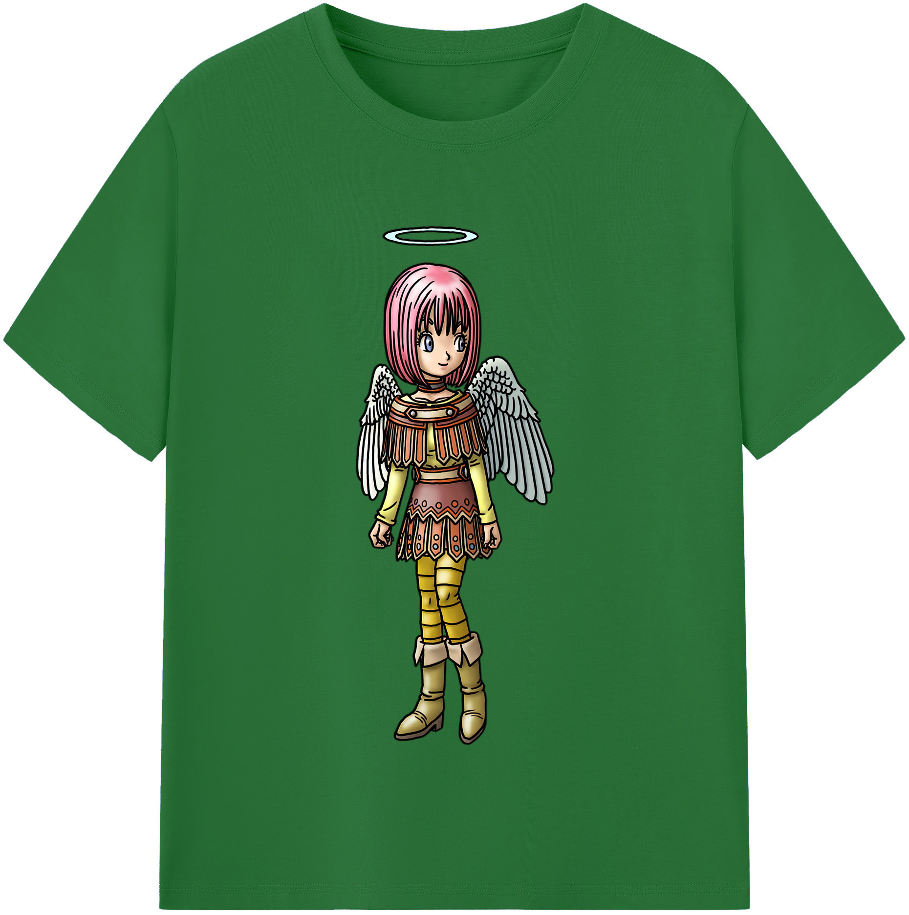 （画像用） ドラゴンクエスト Doragon Kuesuto Dragon Quest 綿100％半袖Tシャツ（フロントプリント）