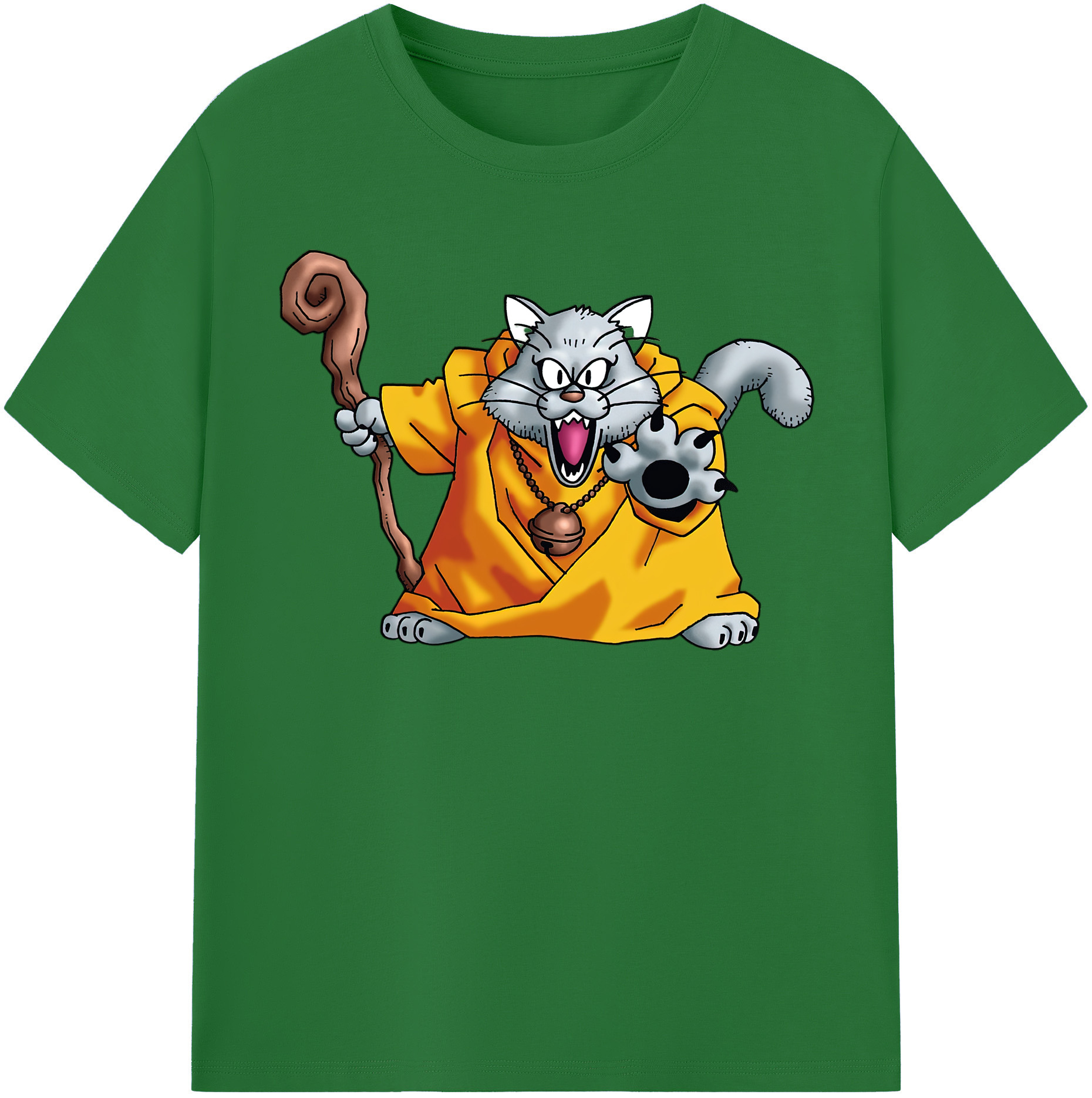 （画像用） ドラゴンクエスト Doragon Kuesuto Dragon Quest 綿100％半袖Tシャツ（フロントプリント）