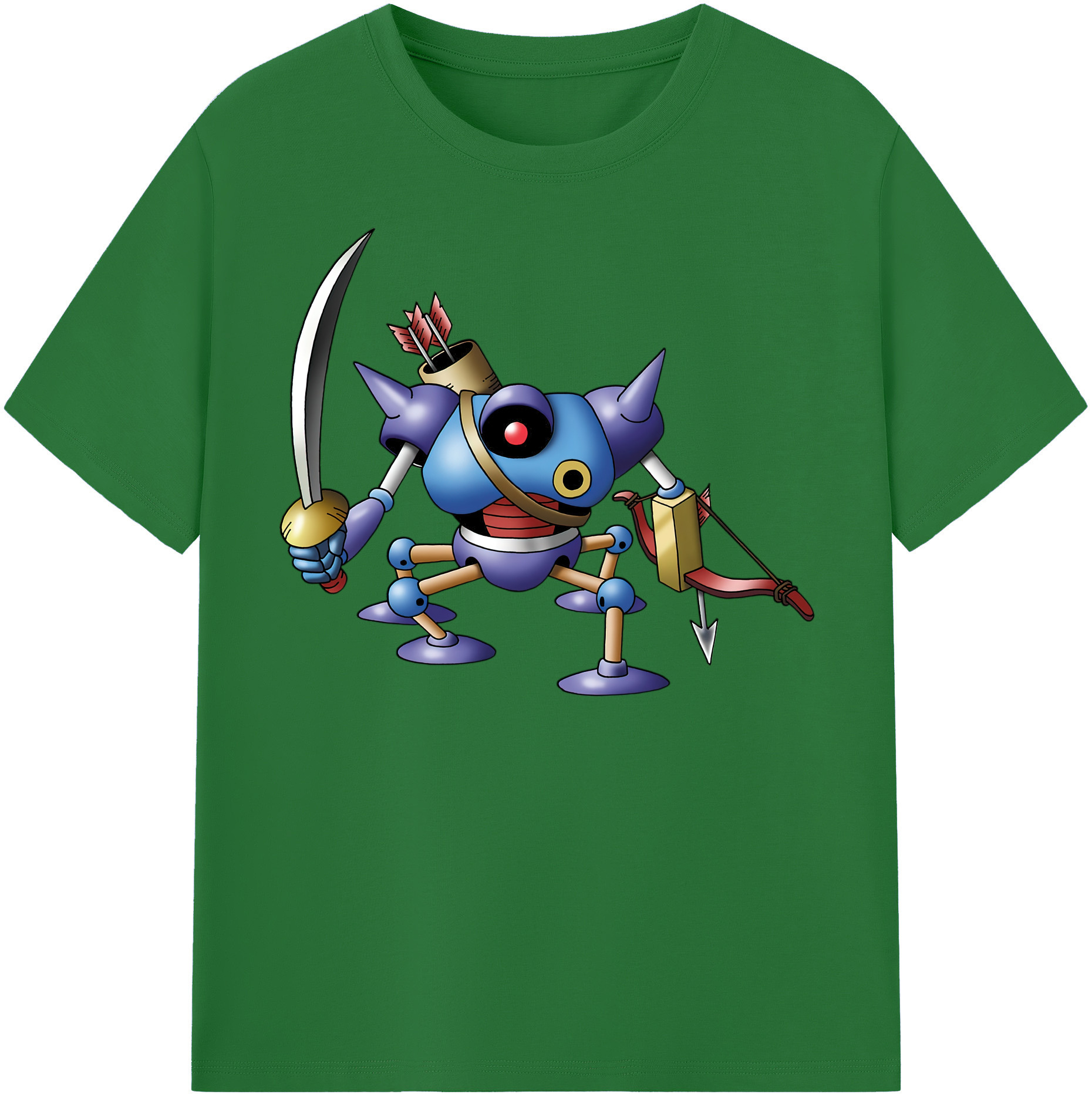 （画像用） ドラゴンクエスト Doragon Kuesuto Dragon Quest 綿100％半袖Tシャツ（フロントプリント）