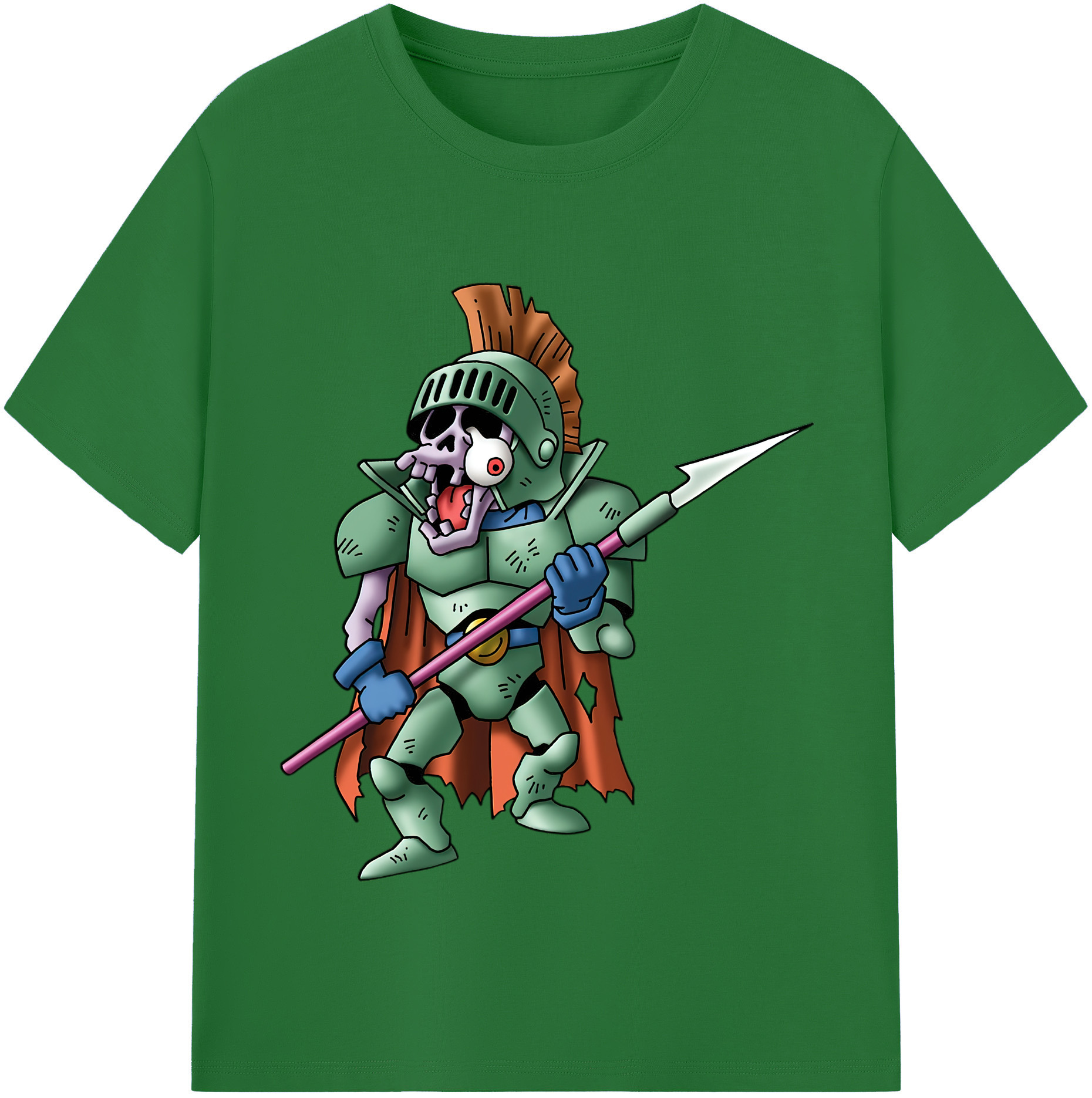 （画像用） ドラゴンクエスト Doragon Kuesuto Dragon Quest 綿100％半袖Tシャツ（フロントプリント）
