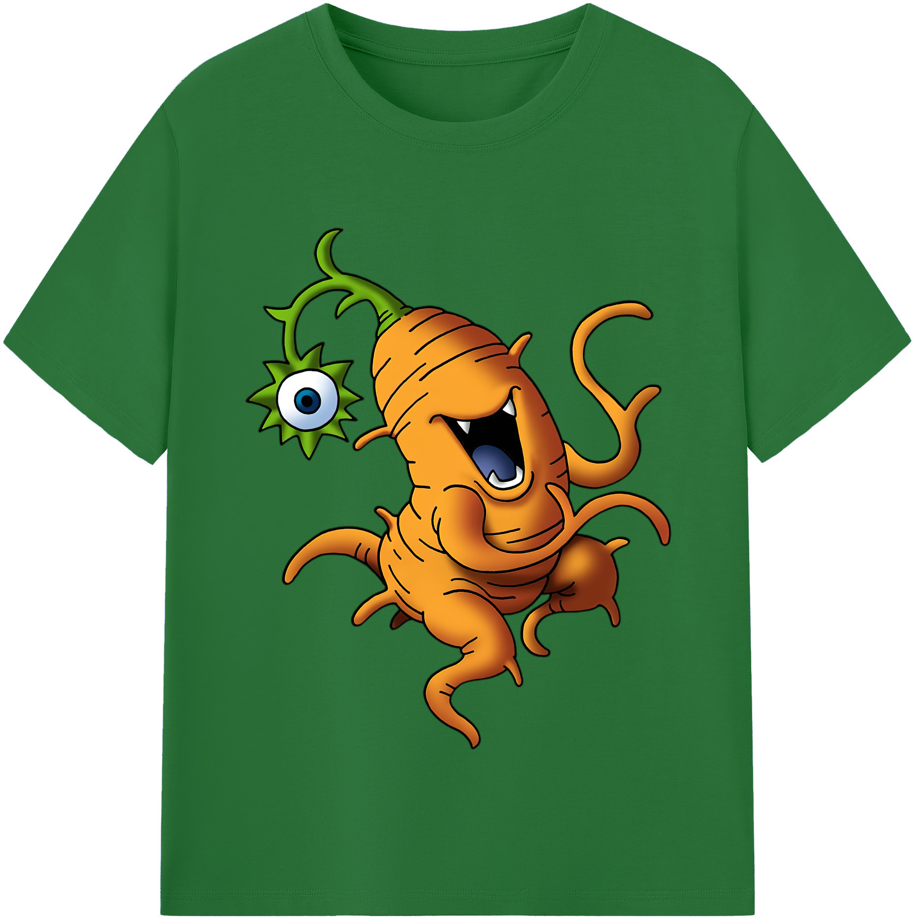 （画像用） ドラゴンクエスト Doragon Kuesuto Dragon Quest 綿100％半袖Tシャツ（フロントプリント）