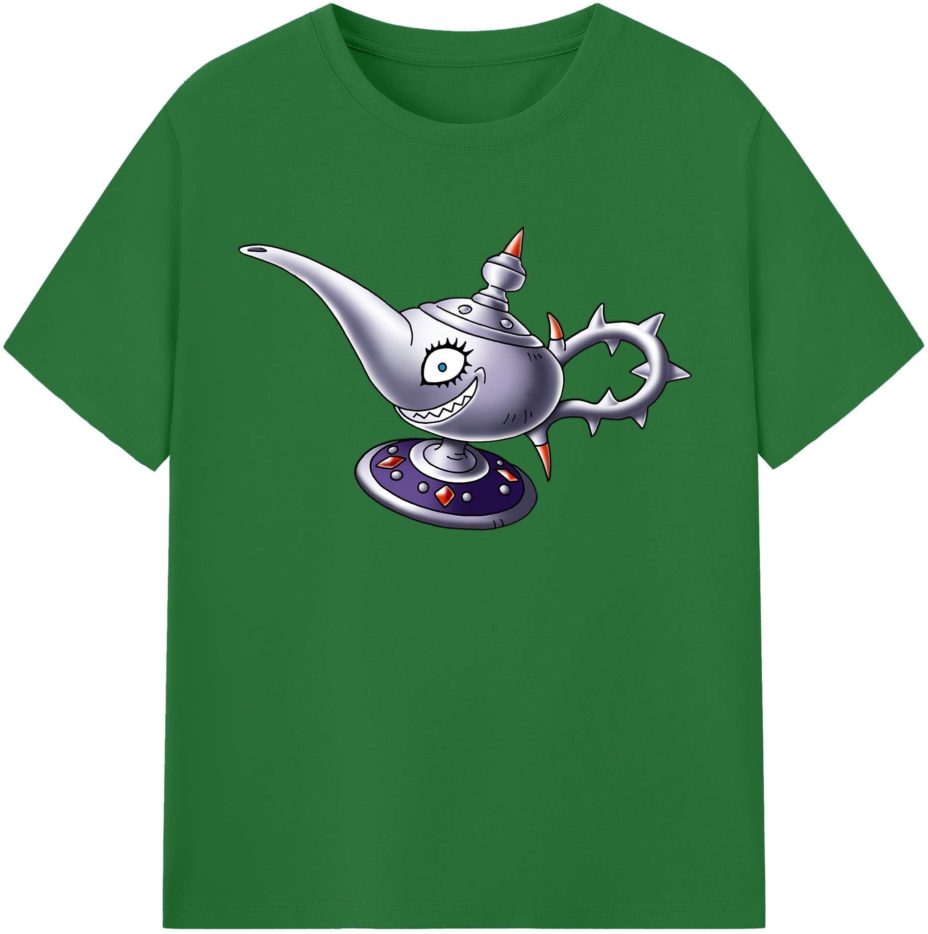 （画像用） ドラゴンクエスト Doragon Kuesuto Dragon Quest 綿100％半袖Tシャツ（フロントプリント）