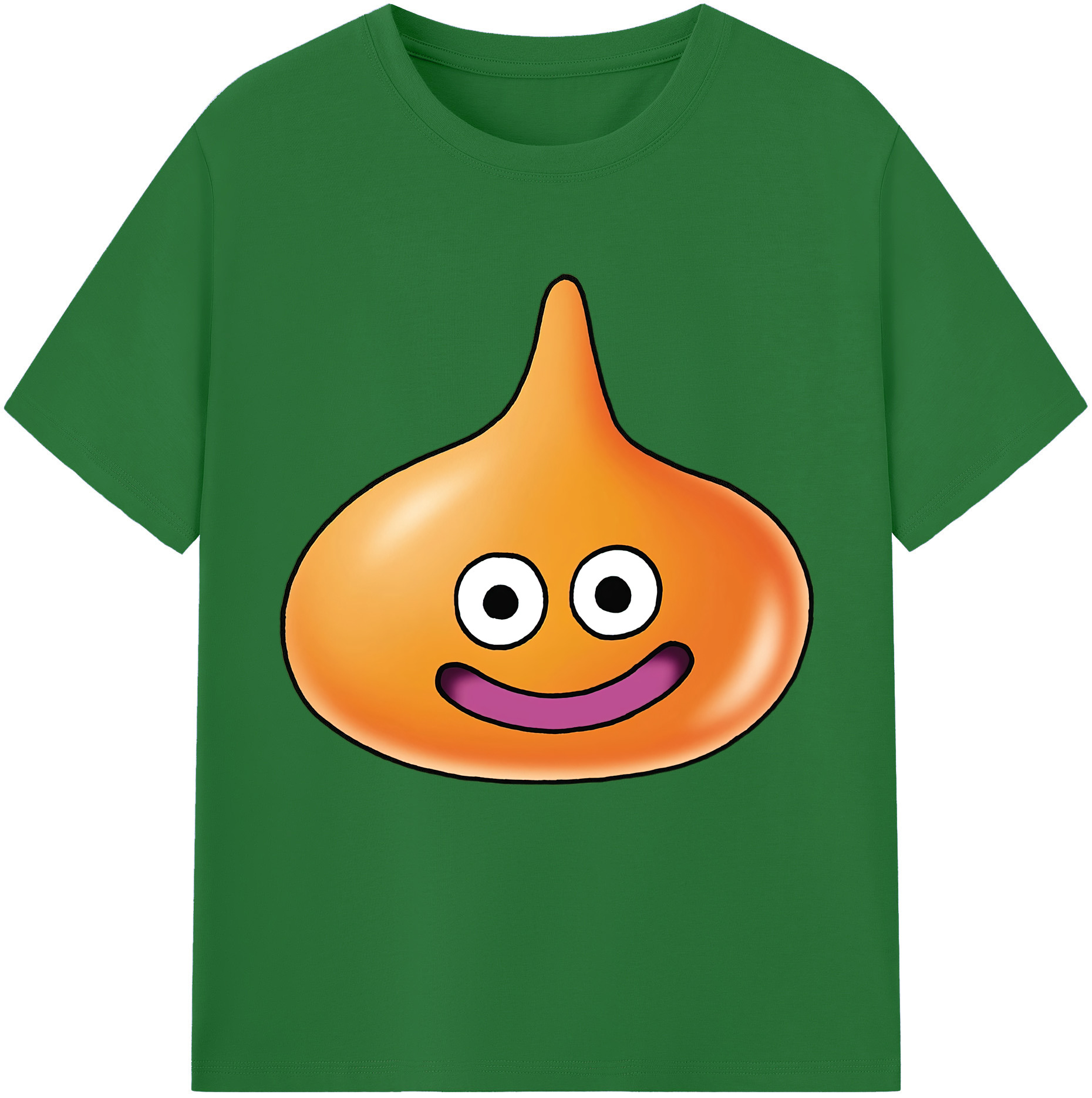 （画像用） ドラゴンクエスト Doragon Kuesuto Dragon Quest 綿100％半袖Tシャツ（フロントプリント）