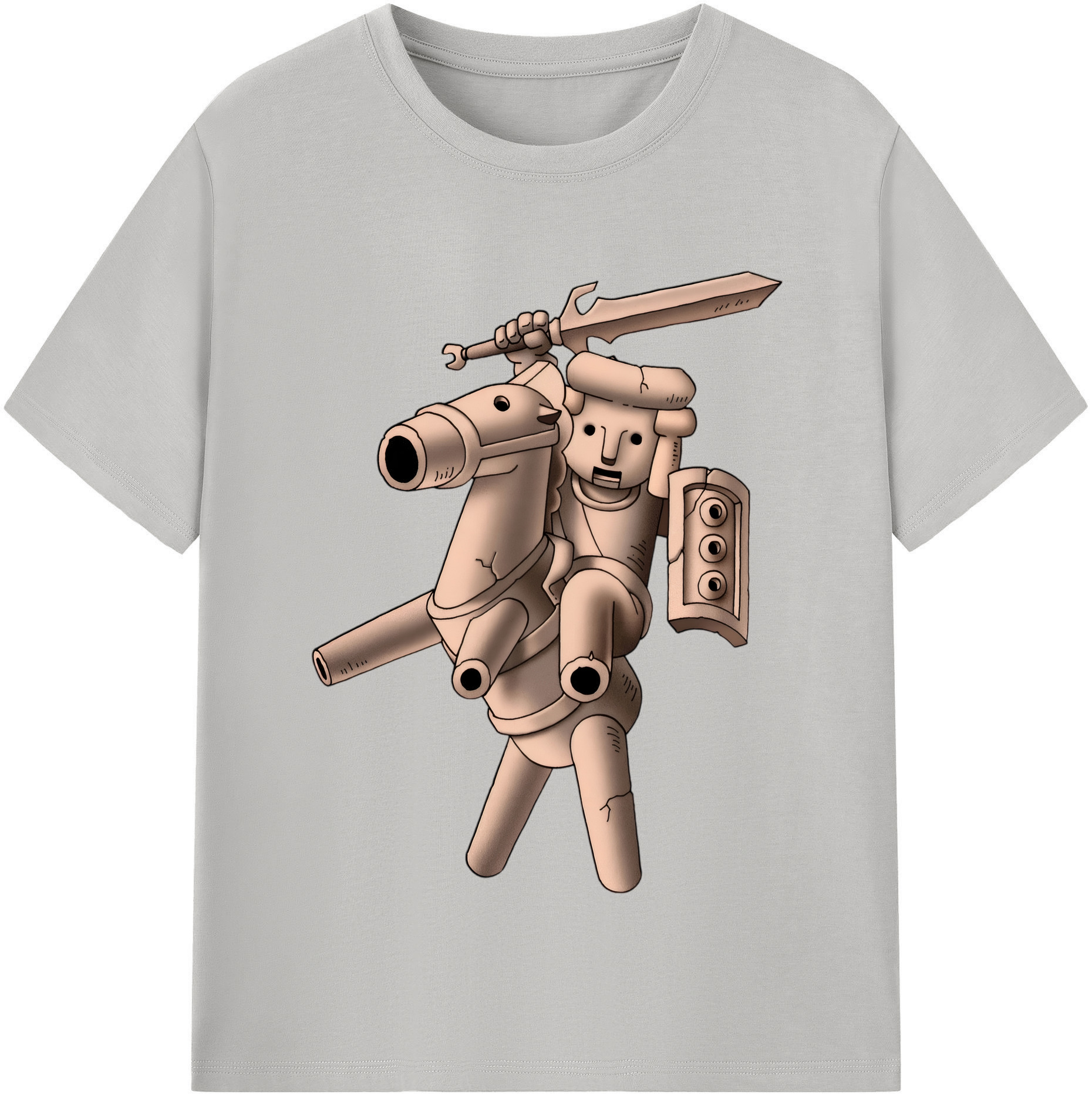 （画像用） ドラゴンクエスト Doragon Kuesuto Dragon Quest 綿100％半袖Tシャツ（フロントプリント）
