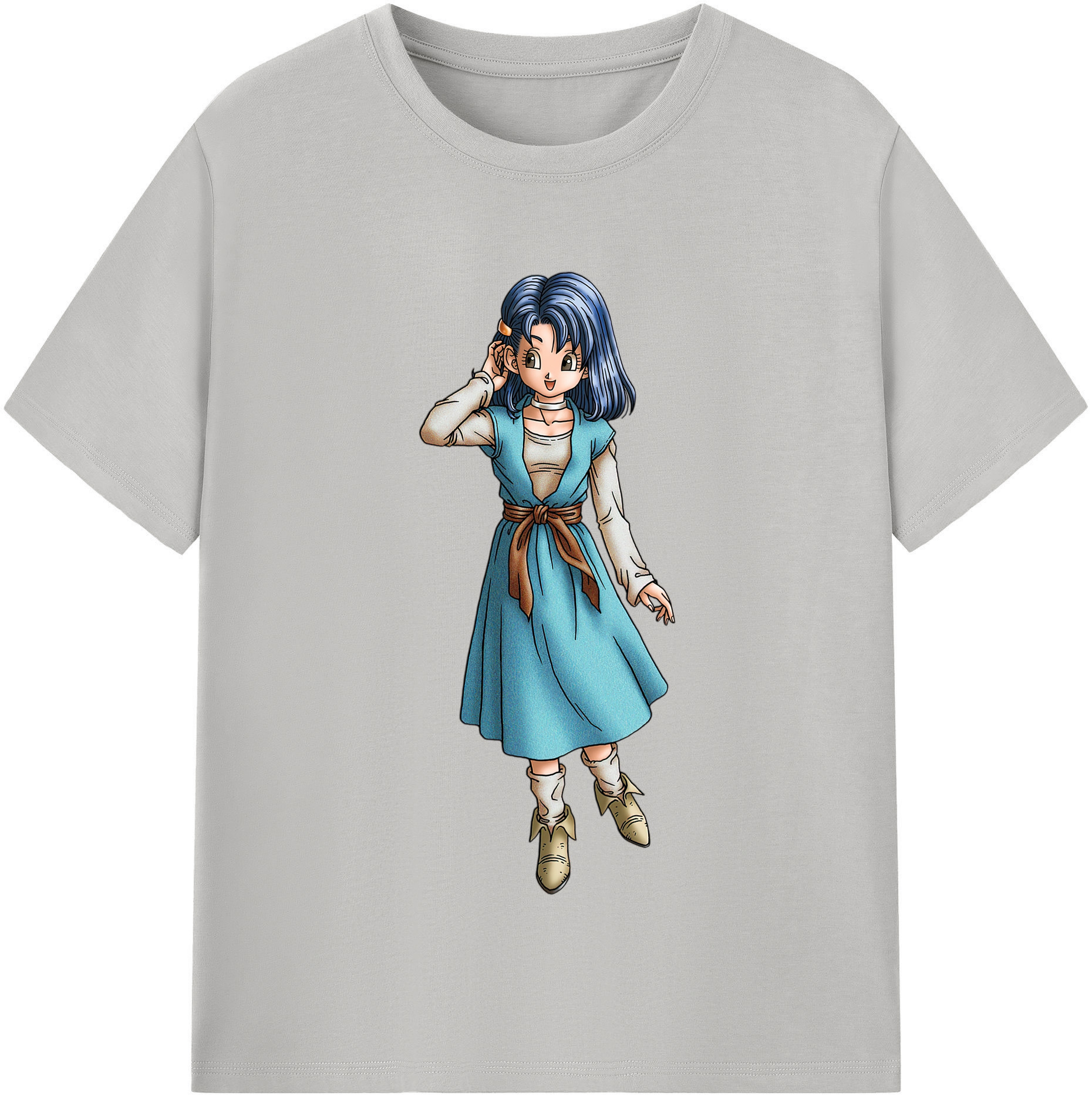 （画像用） ドラゴンクエスト Doragon Kuesuto Dragon Quest 綿100％半袖Tシャツ（フロントプリント）