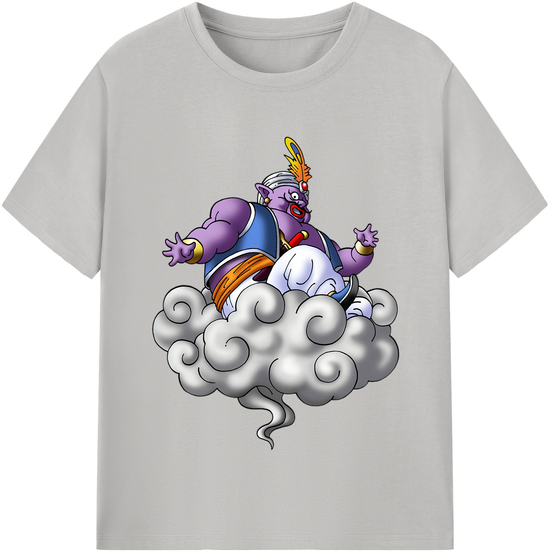 （画像用） ドラゴンクエスト Doragon Kuesuto Dragon Quest 綿100％半袖Tシャツ（フロントプリント）