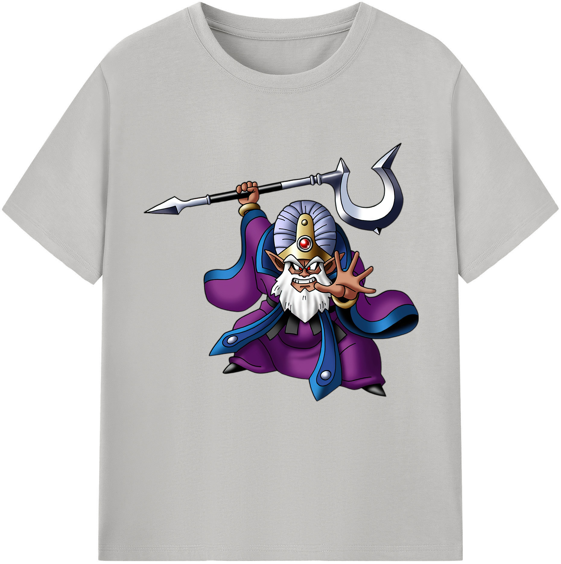 （画像用） ドラゴンクエスト Doragon Kuesuto Dragon Quest 綿100％半袖Tシャツ（フロントプリント）