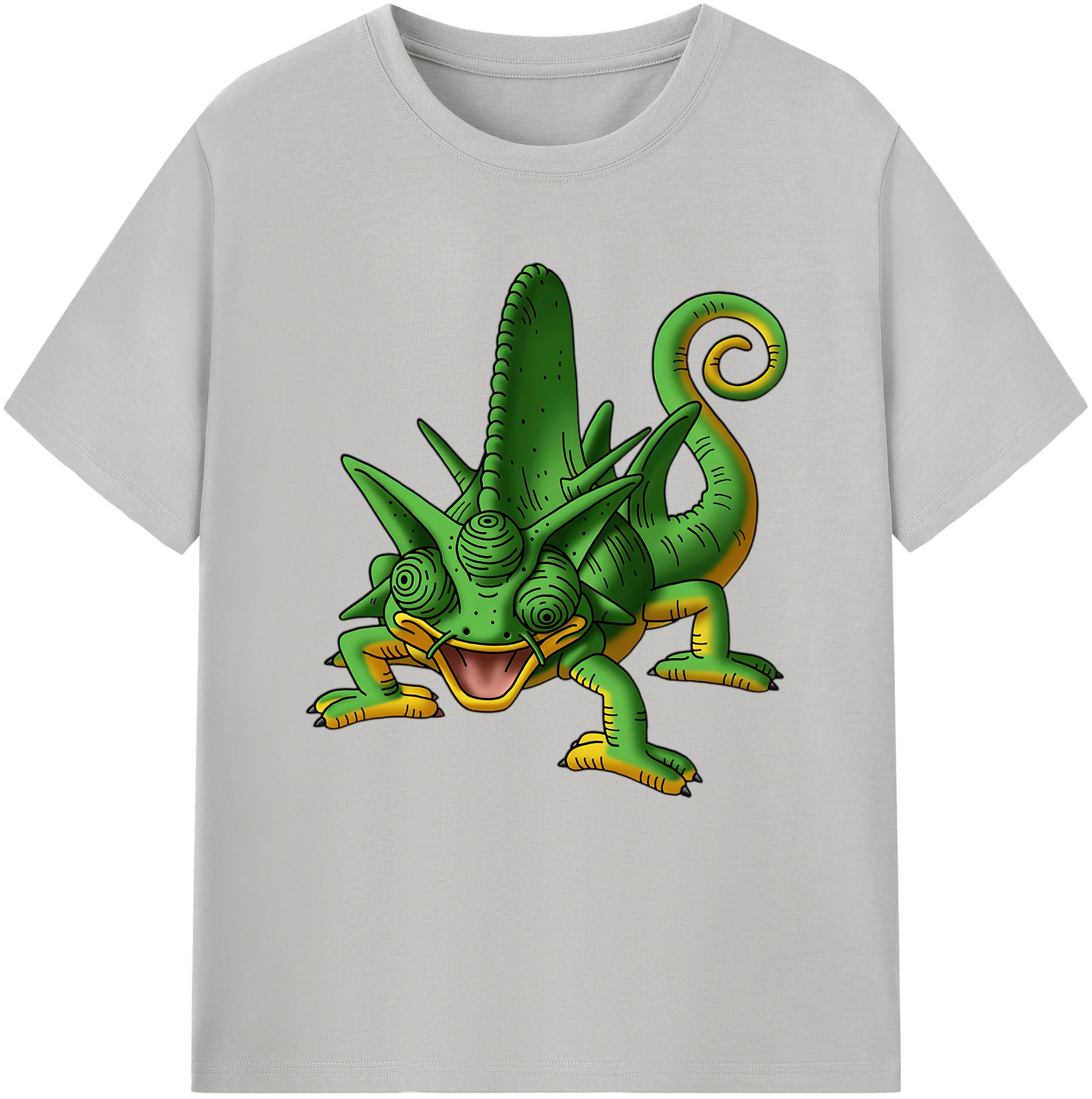 （画像用） ドラゴンクエスト Doragon Kuesuto Dragon Quest 綿100％半袖Tシャツ（フロントプリント）
