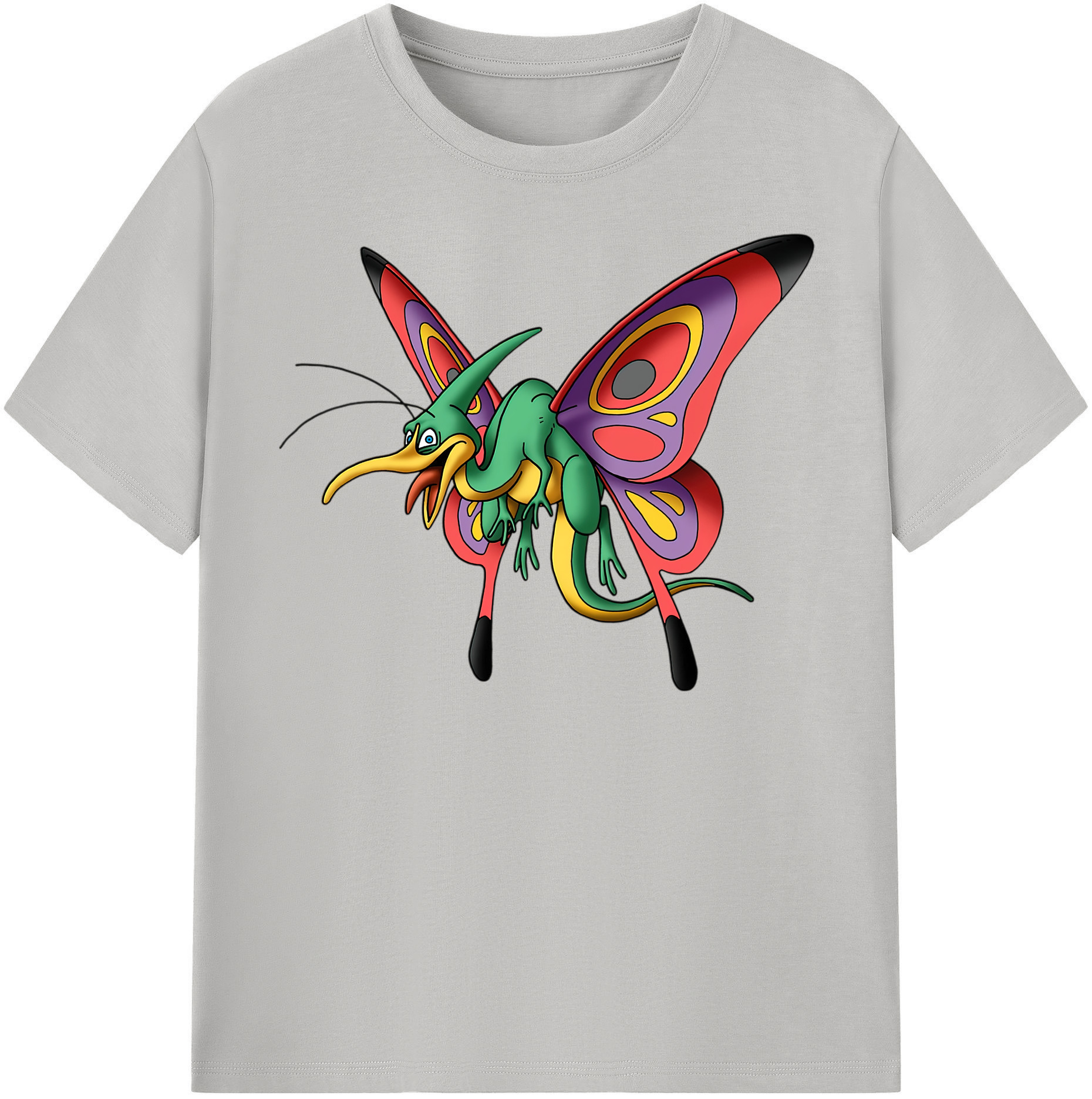 （画像用） ドラゴンクエスト Doragon Kuesuto Dragon Quest 綿100％半袖Tシャツ（フロントプリント）