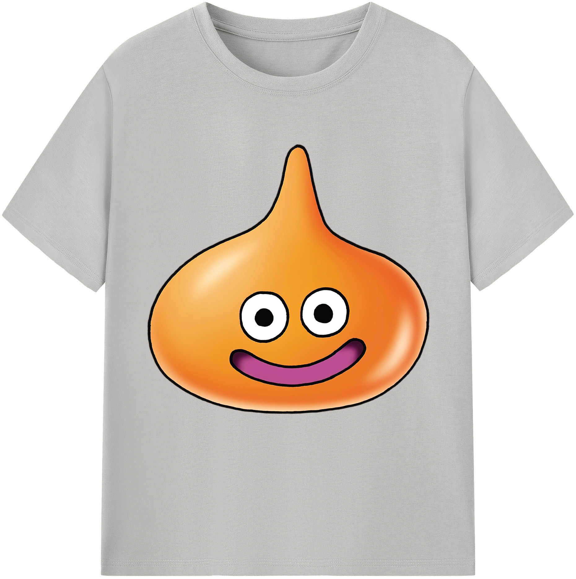 （画像用） ドラゴンクエスト Doragon Kuesuto Dragon Quest 綿100％半袖Tシャツ（フロントプリント）