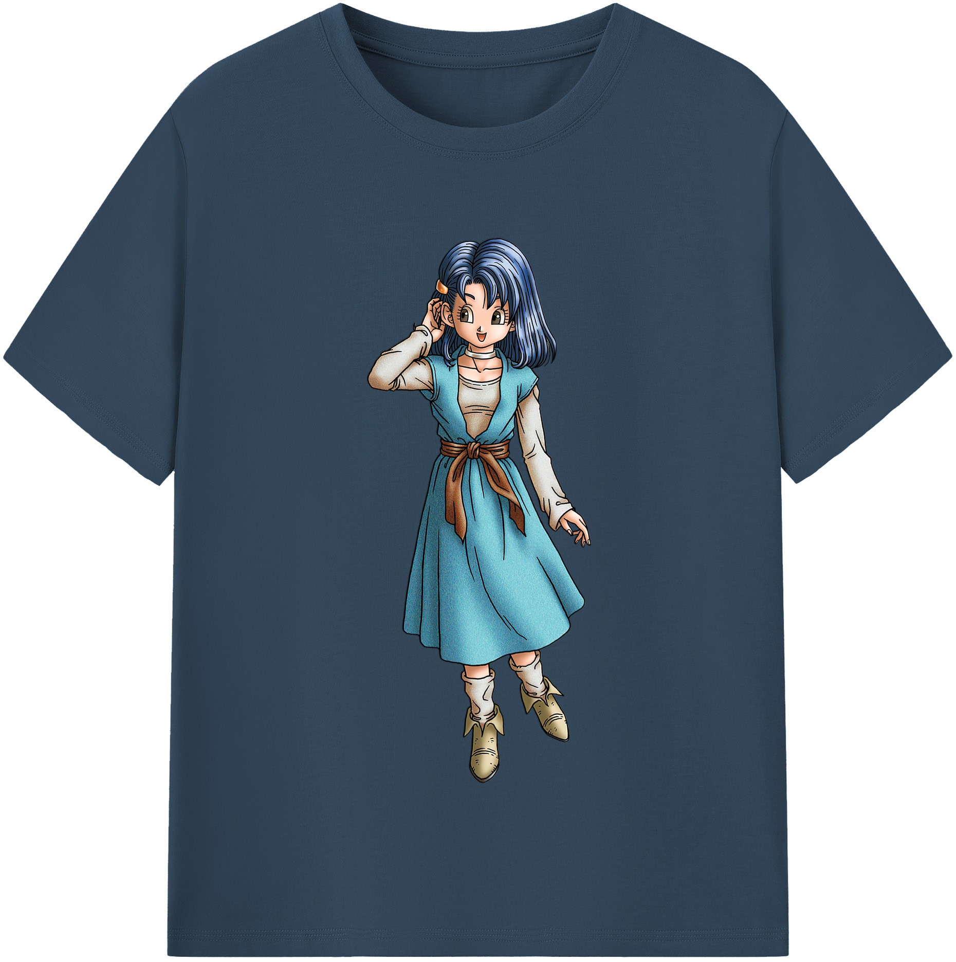 （画像用） ドラゴンクエスト Doragon Kuesuto Dragon Quest 綿100％半袖Tシャツ（フロントプリント）