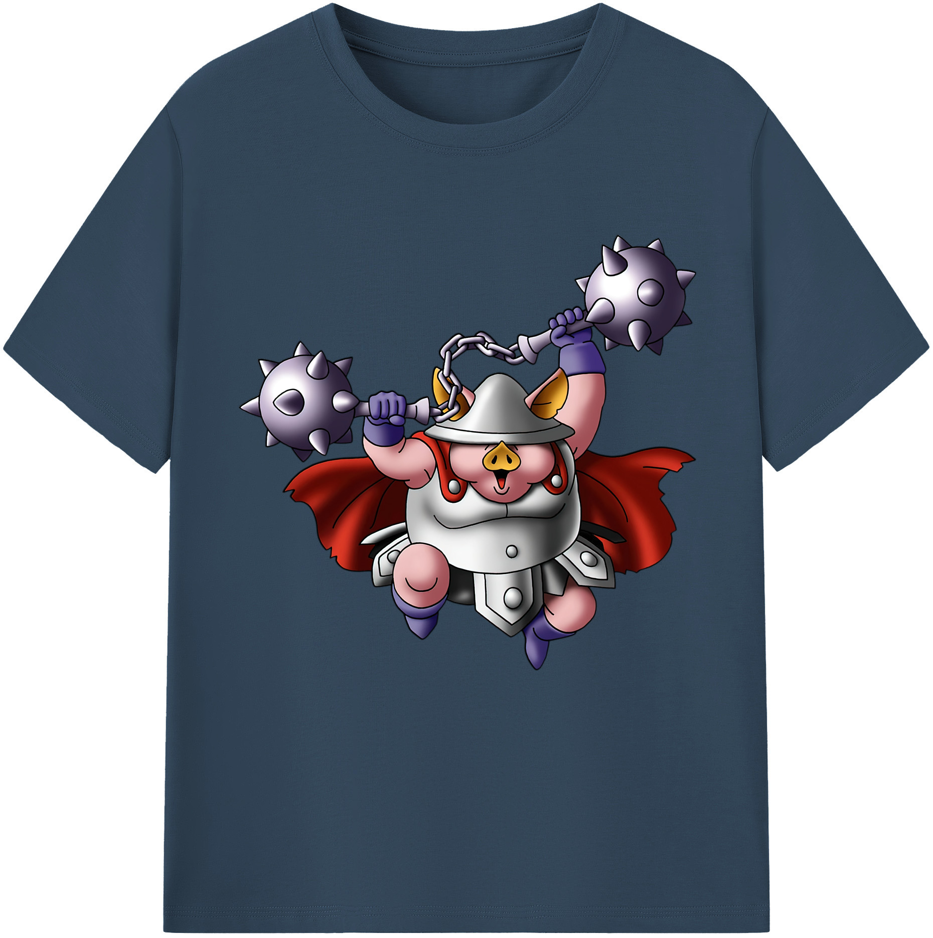 （画像用） ドラゴンクエスト Doragon Kuesuto Dragon Quest 綿100％半袖Tシャツ（フロントプリント）