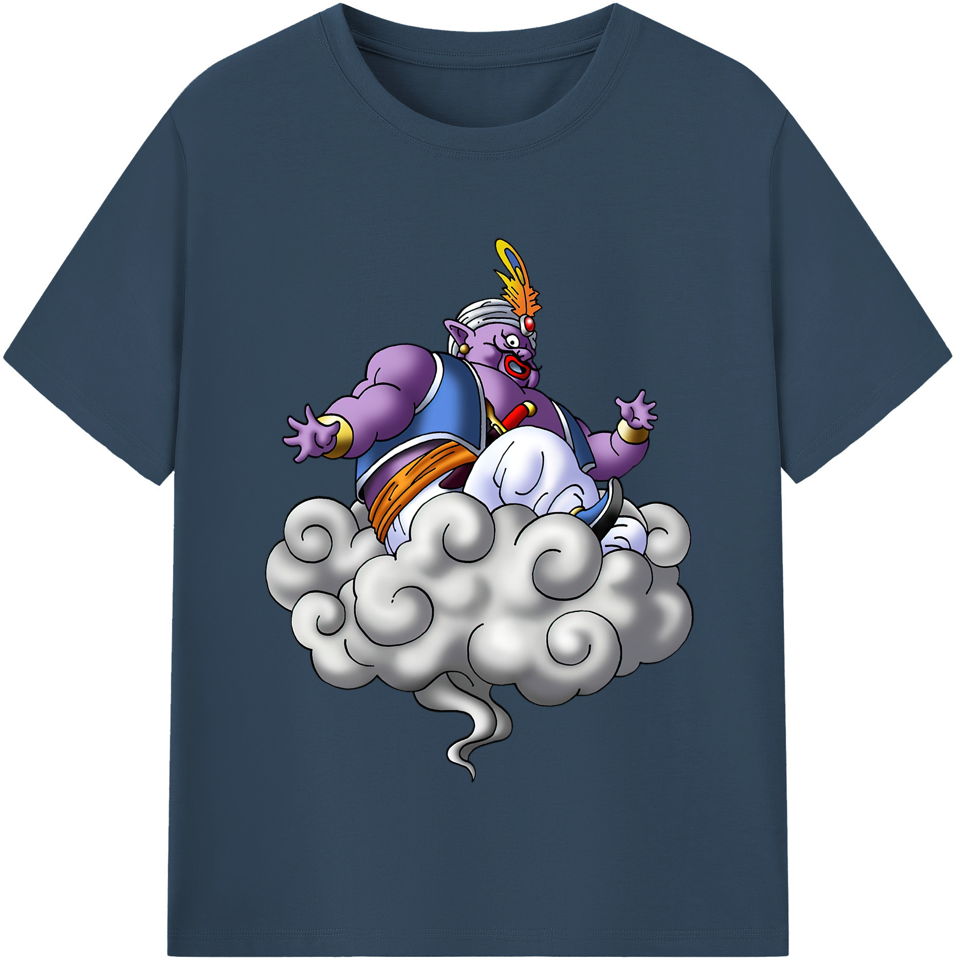（画像用） ドラゴンクエスト Doragon Kuesuto Dragon Quest 綿100％半袖Tシャツ（フロントプリント）