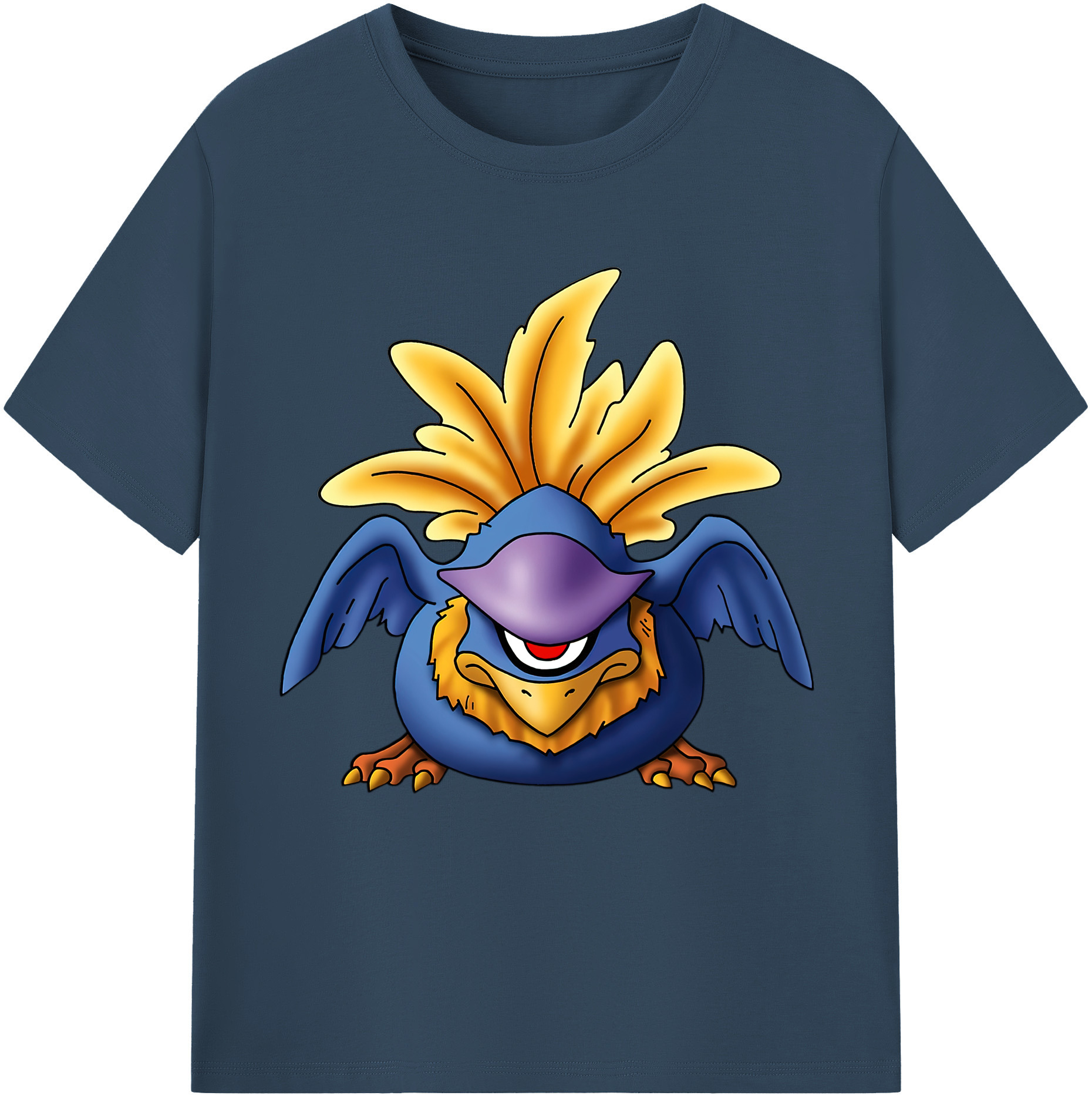 （画像用） ドラゴンクエスト Doragon Kuesuto Dragon Quest 綿100％半袖Tシャツ（フロントプリント）