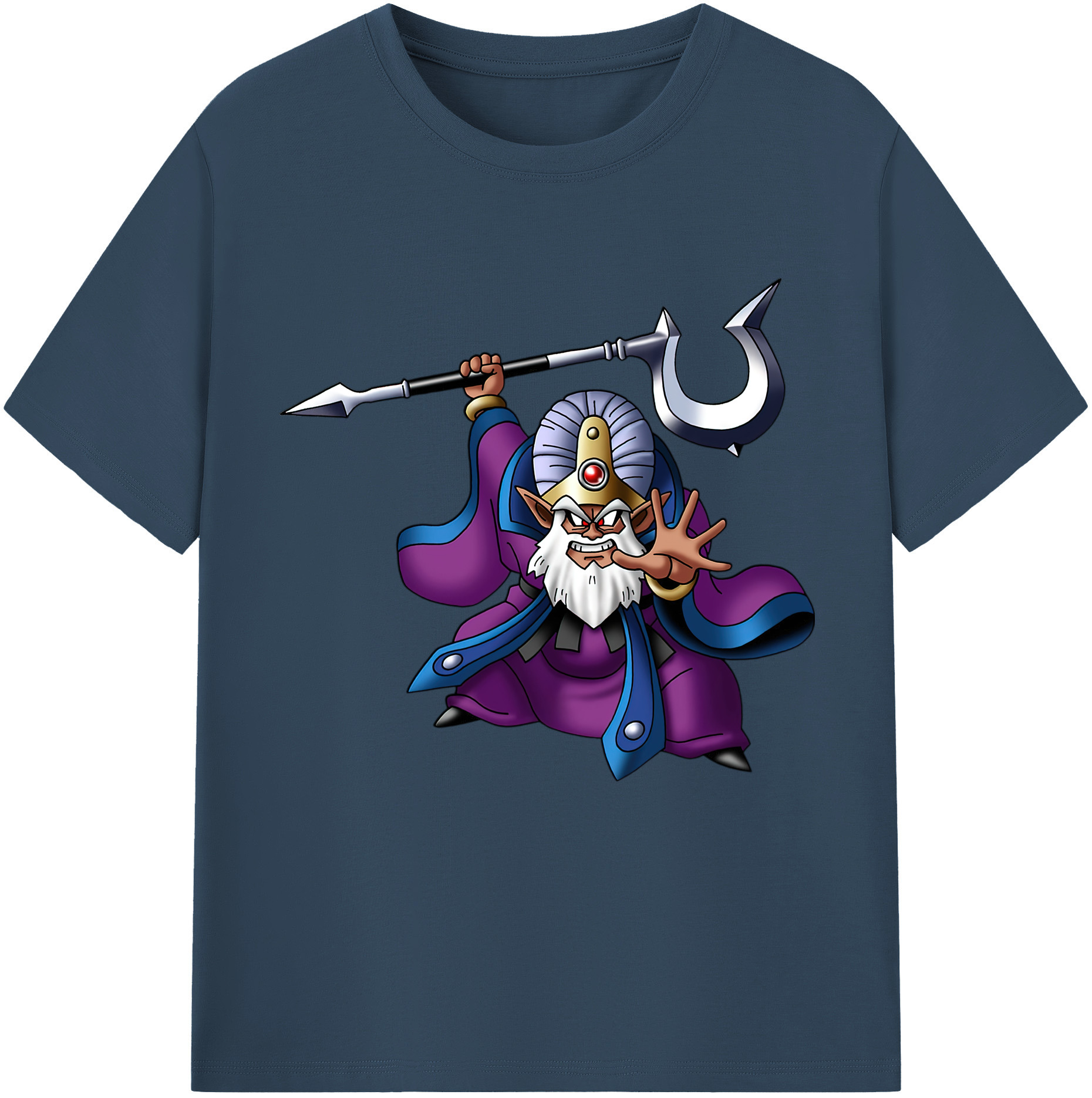 （画像用） ドラゴンクエスト Doragon Kuesuto Dragon Quest 綿100％半袖Tシャツ（フロントプリント）