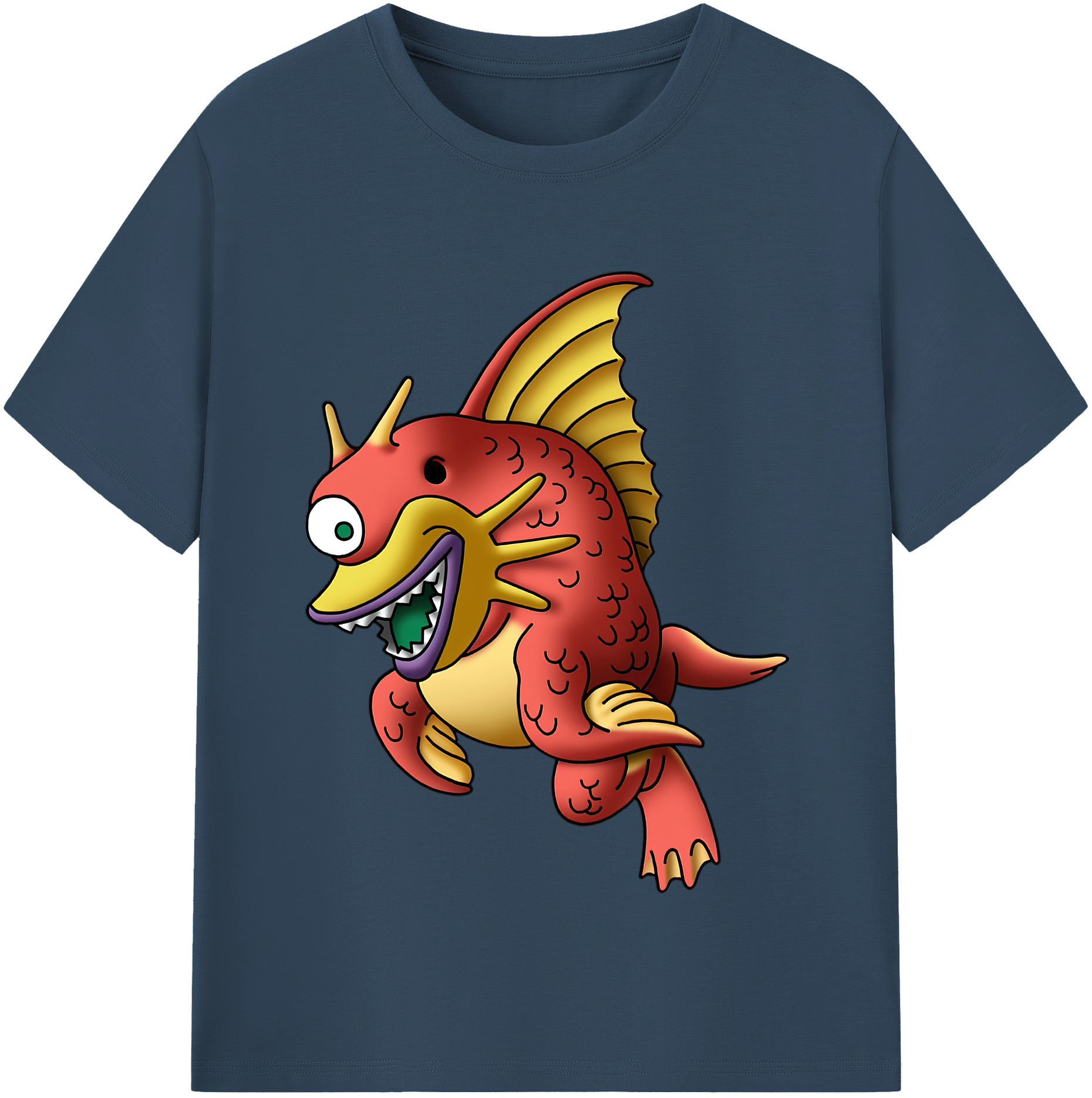 （画像用） ドラゴンクエスト Doragon Kuesuto Dragon Quest 綿100％半袖Tシャツ（フロントプリント）