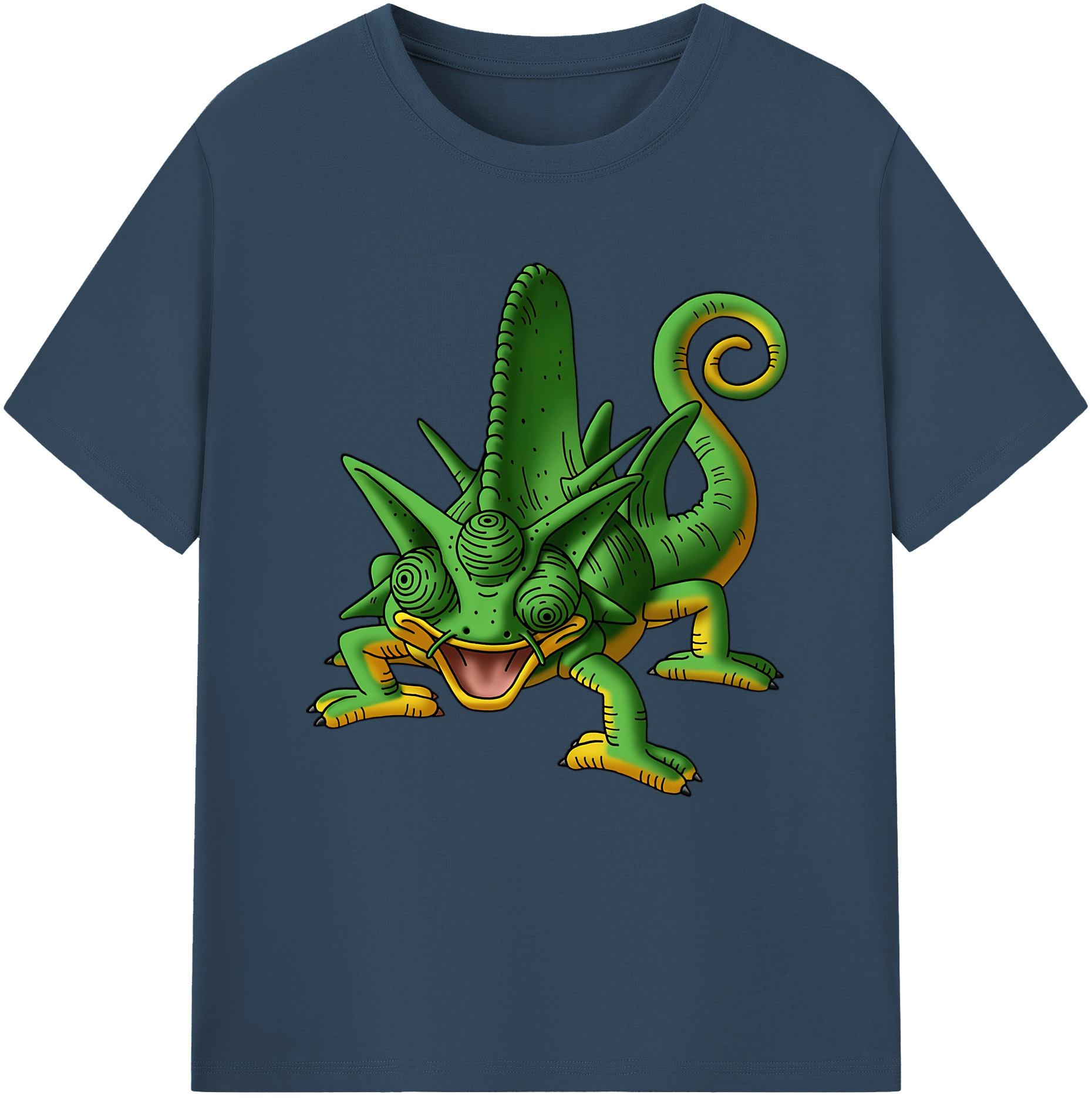 （画像用） ドラゴンクエスト Doragon Kuesuto Dragon Quest 綿100％半袖Tシャツ（フロントプリント）