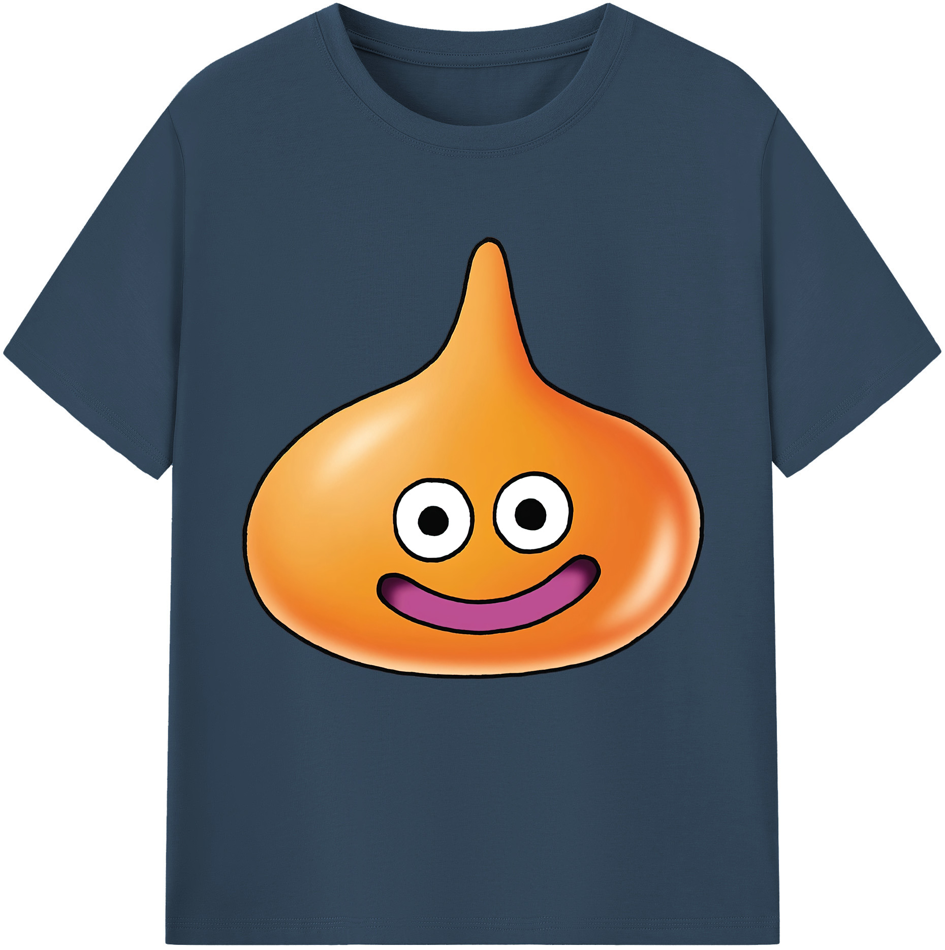 （画像用） ドラゴンクエスト Doragon Kuesuto Dragon Quest 綿100％半袖Tシャツ（フロントプリント）
