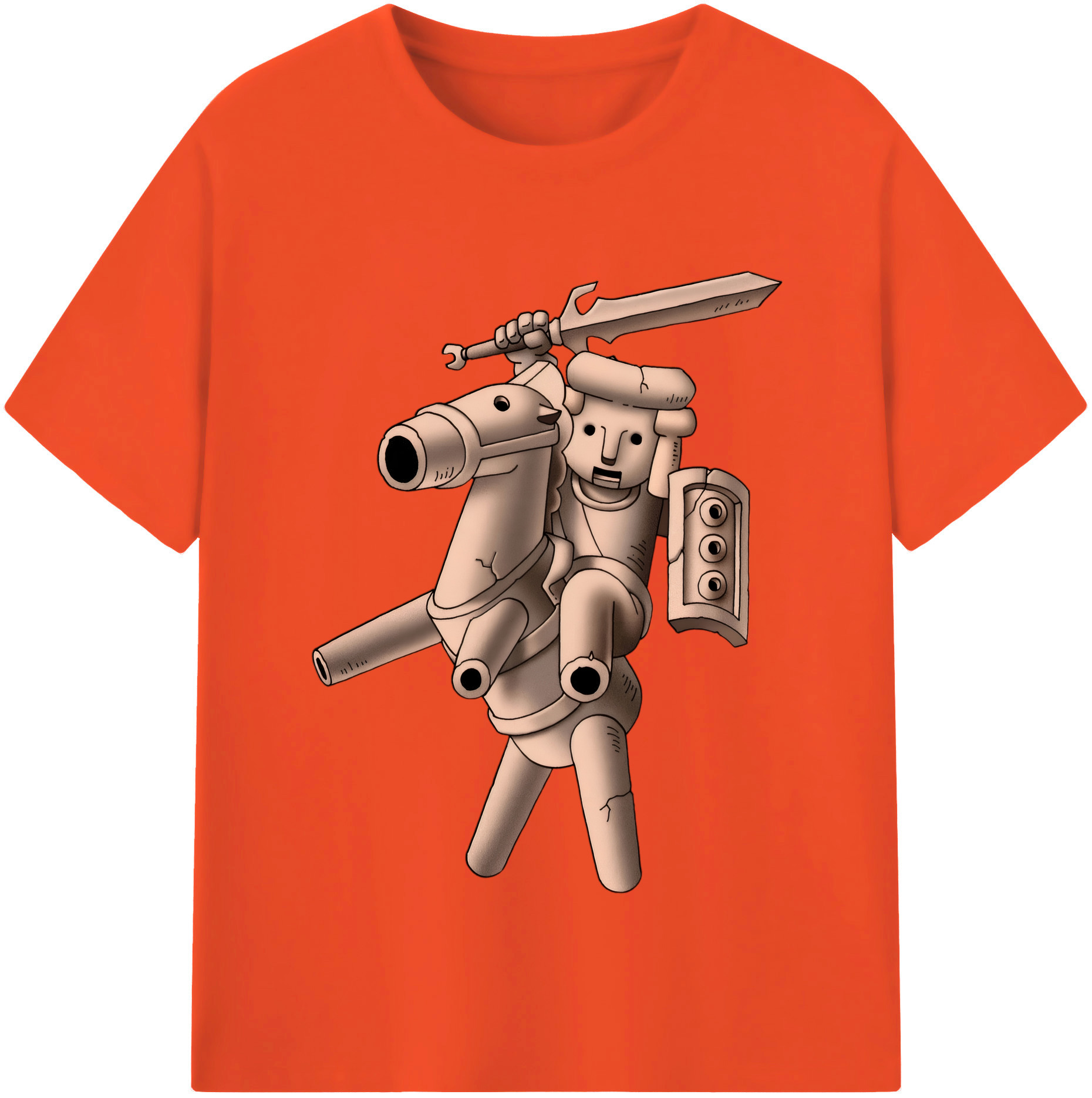 （画像用） ドラゴンクエスト Doragon Kuesuto Dragon Quest 綿100％半袖Tシャツ（フロントプリント）