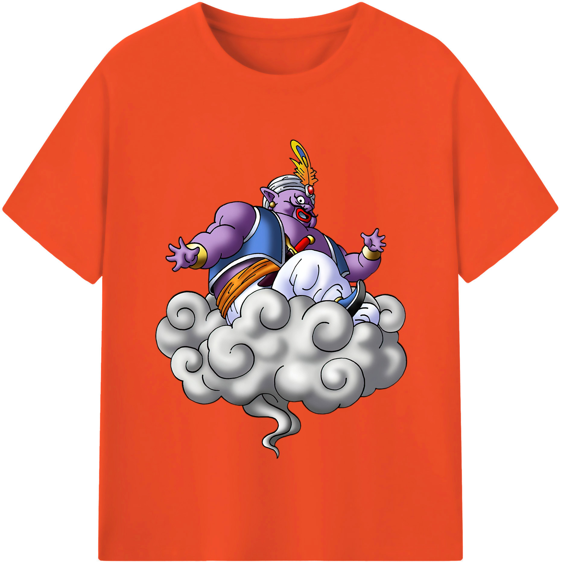 （画像用） ドラゴンクエスト Doragon Kuesuto Dragon Quest 綿100％半袖Tシャツ（フロントプリント）