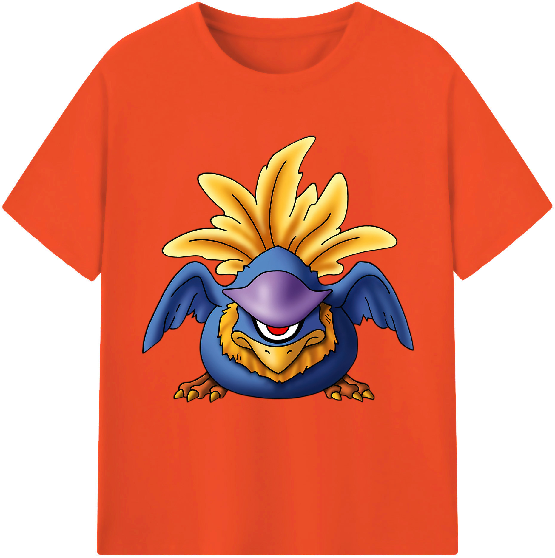 （画像用） ドラゴンクエスト Doragon Kuesuto Dragon Quest 綿100％半袖Tシャツ（フロントプリント）