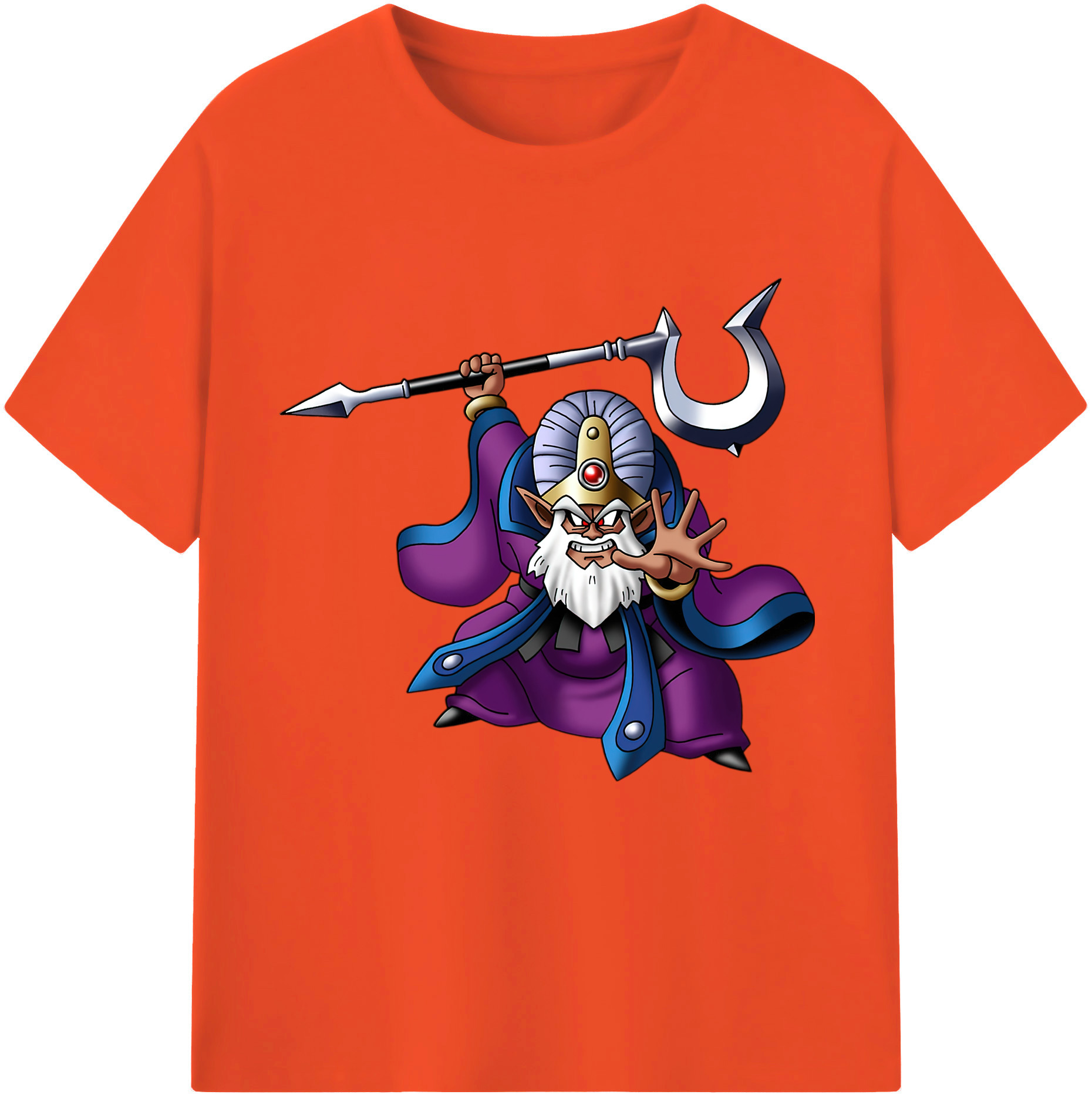 （画像用） ドラゴンクエスト Doragon Kuesuto Dragon Quest 綿100％半袖Tシャツ（フロントプリント）