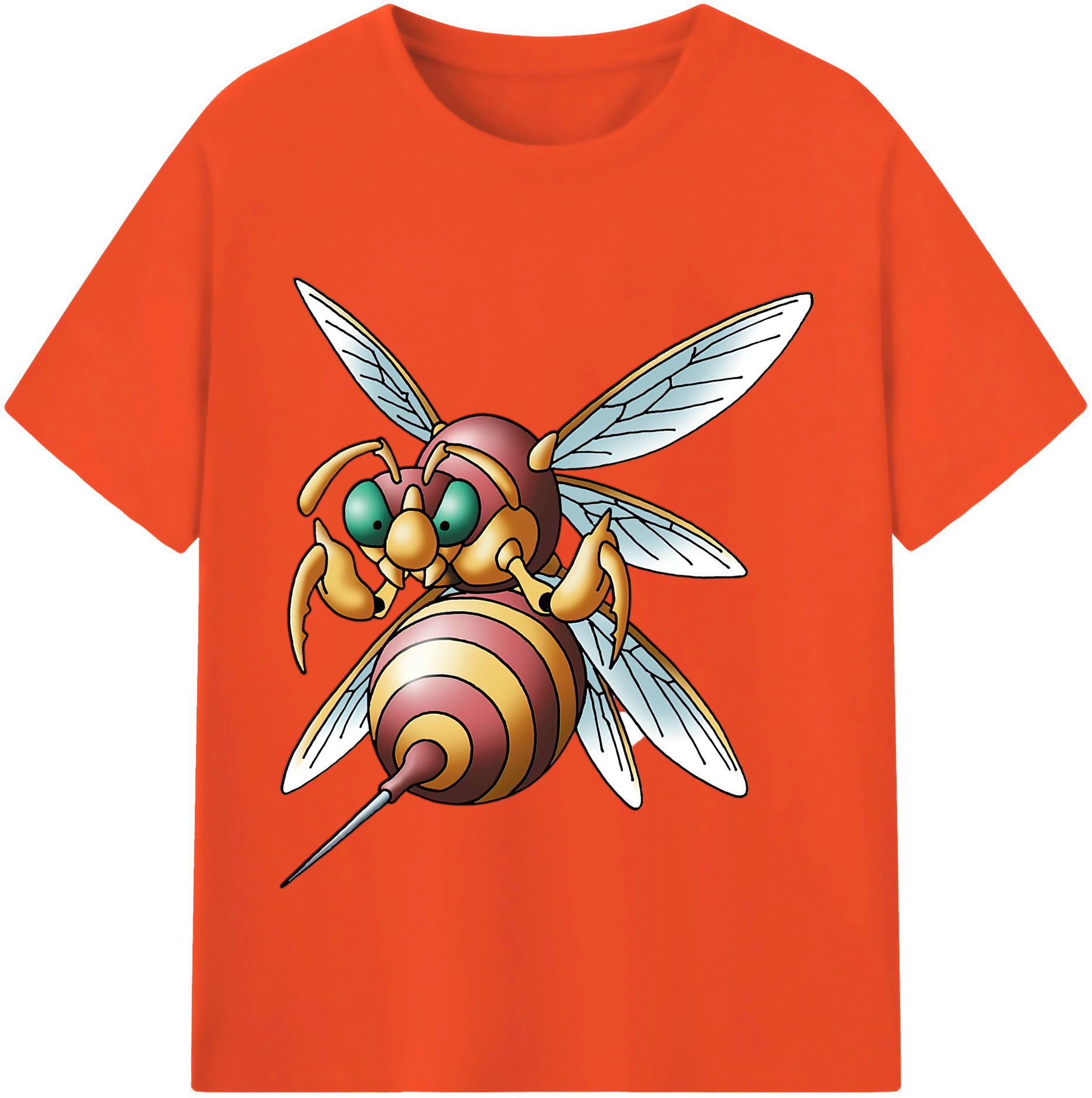 （画像用） ドラゴンクエスト Doragon Kuesuto Dragon Quest 綿100％半袖Tシャツ（フロントプリント）