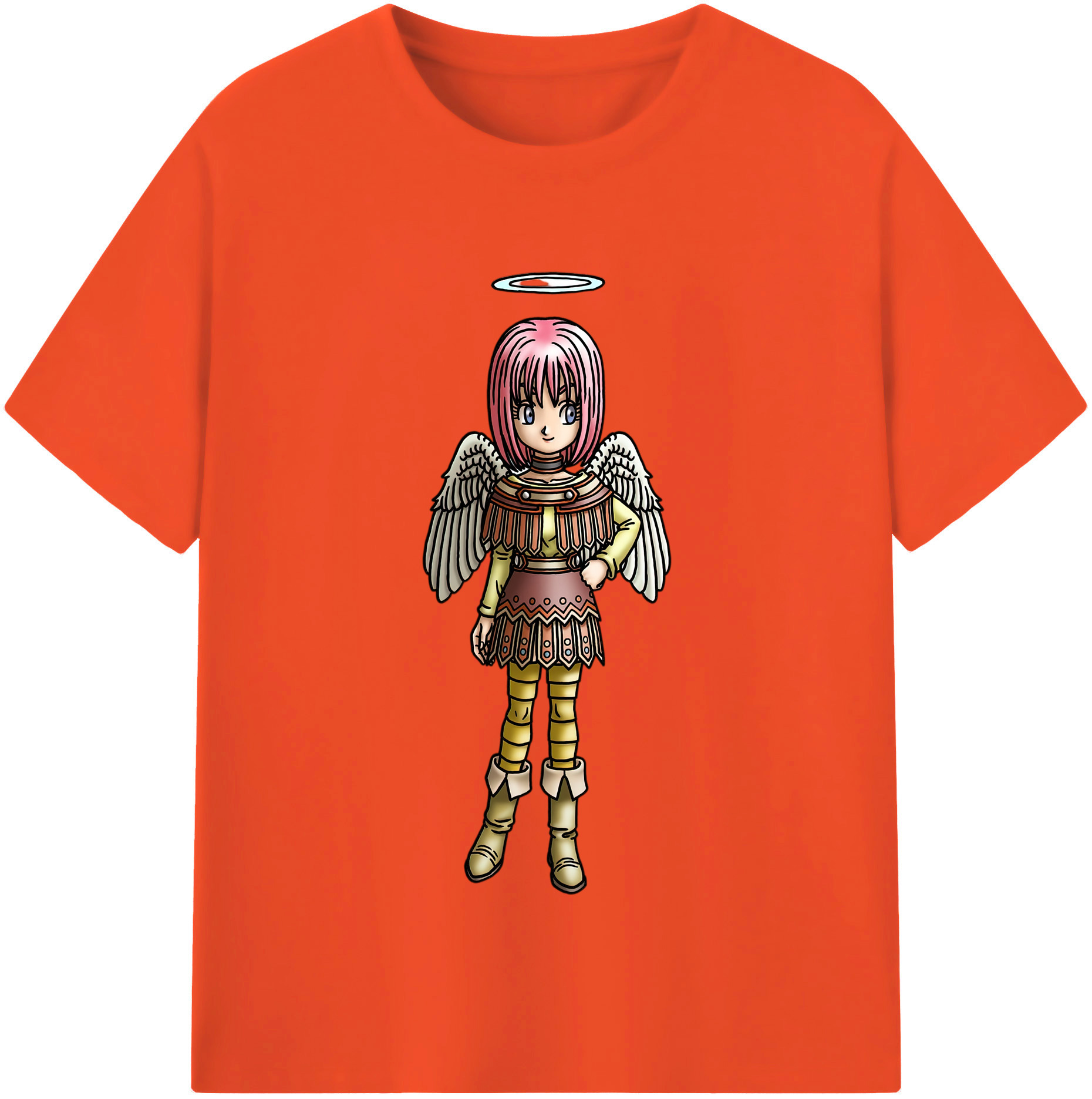 （画像用） ドラゴンクエスト Doragon Kuesuto Dragon Quest 綿100％半袖Tシャツ（フロントプリント）