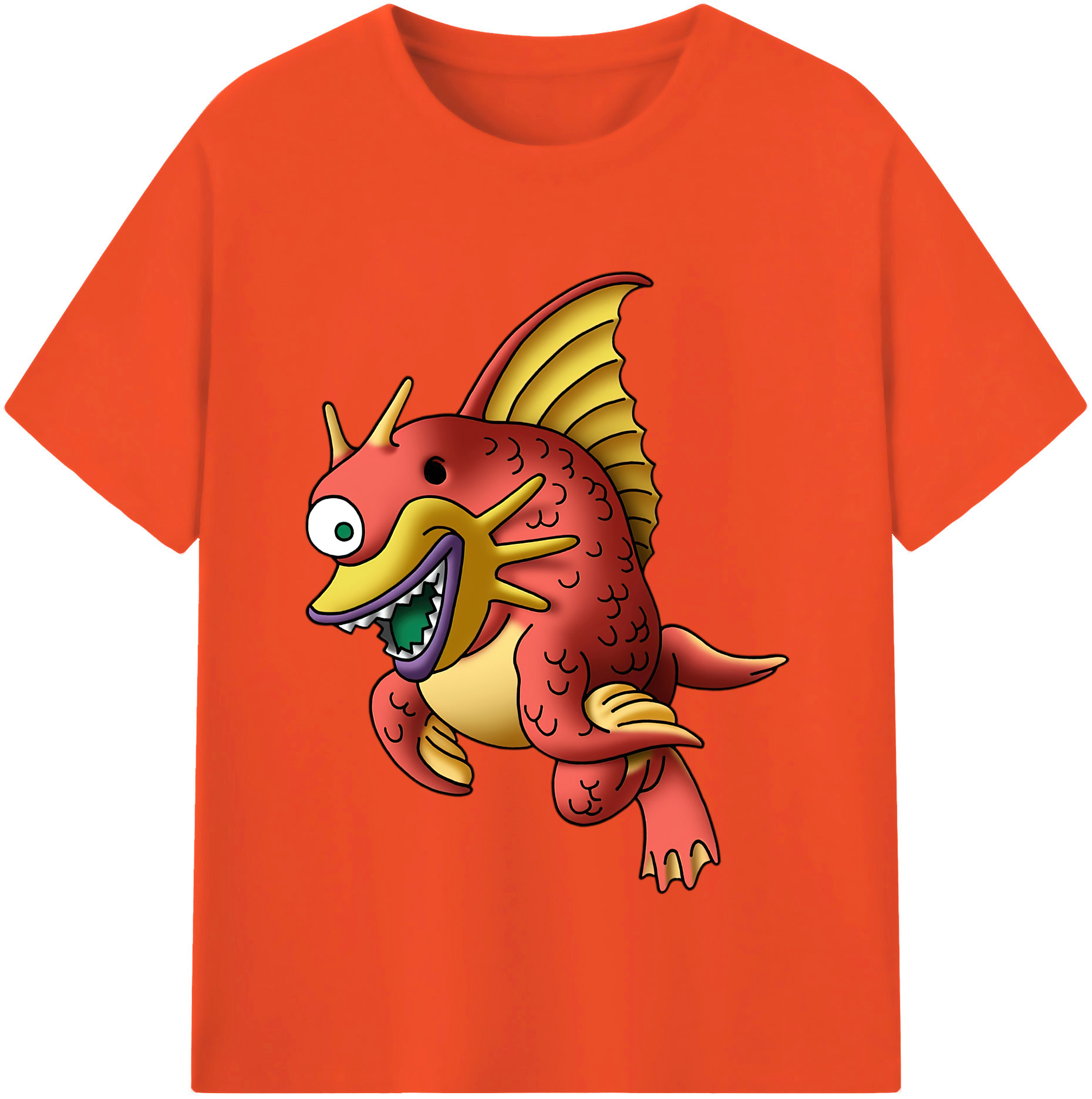 （画像用） ドラゴンクエスト Doragon Kuesuto Dragon Quest 綿100％半袖Tシャツ（フロントプリント）