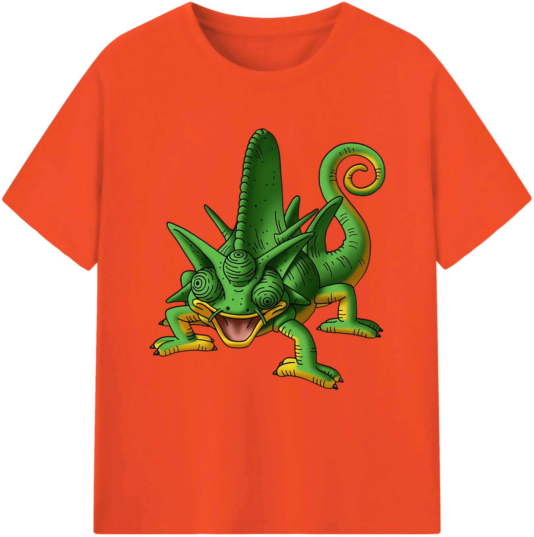 （画像用） ドラゴンクエスト Doragon Kuesuto Dragon Quest 綿100％半袖Tシャツ（フロントプリント）