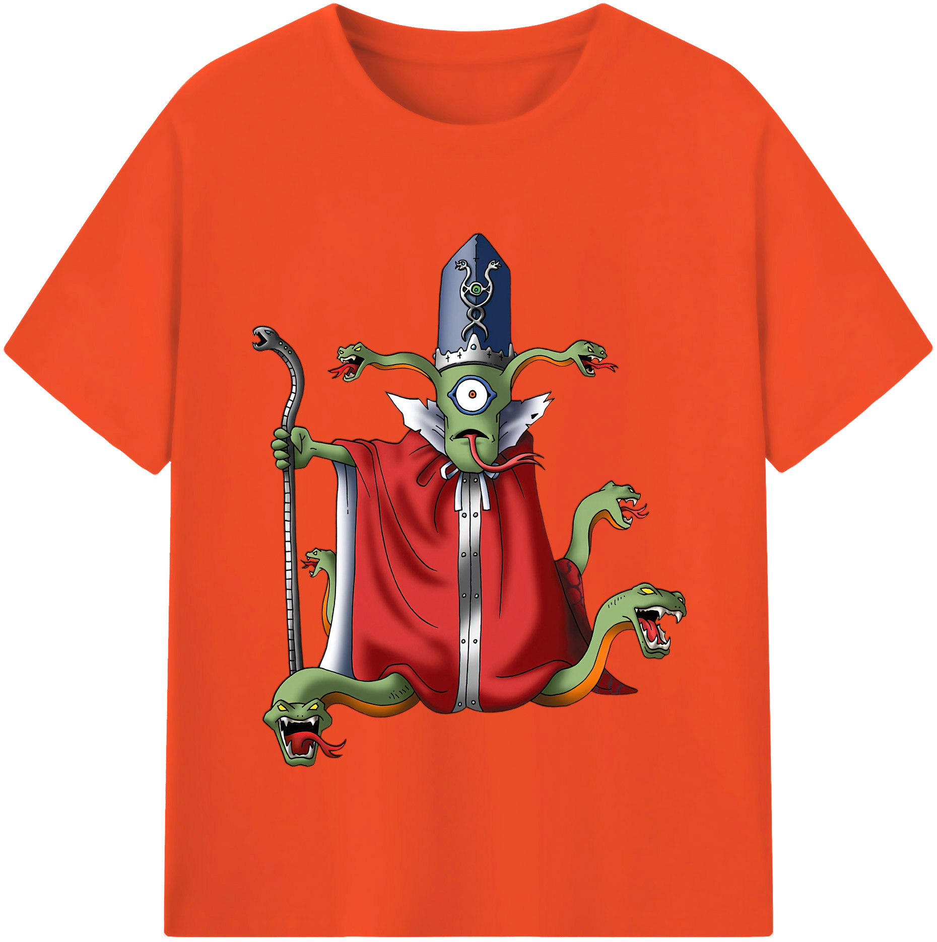 （画像用） ドラゴンクエスト Doragon Kuesuto Dragon Quest 綿100％半袖Tシャツ（フロントプリント）