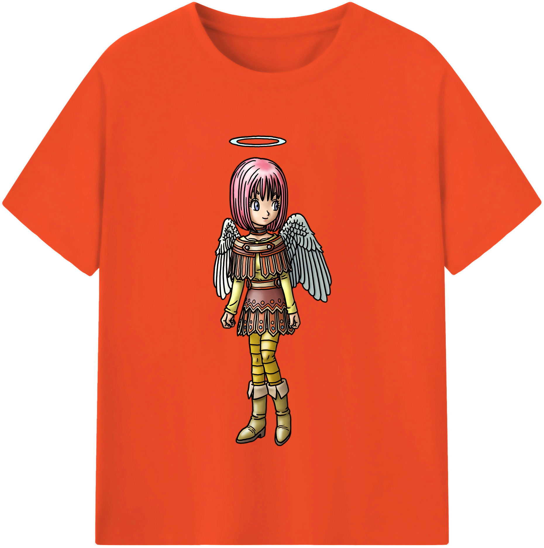（画像用） ドラゴンクエスト Doragon Kuesuto Dragon Quest 綿100％半袖Tシャツ（フロントプリント）