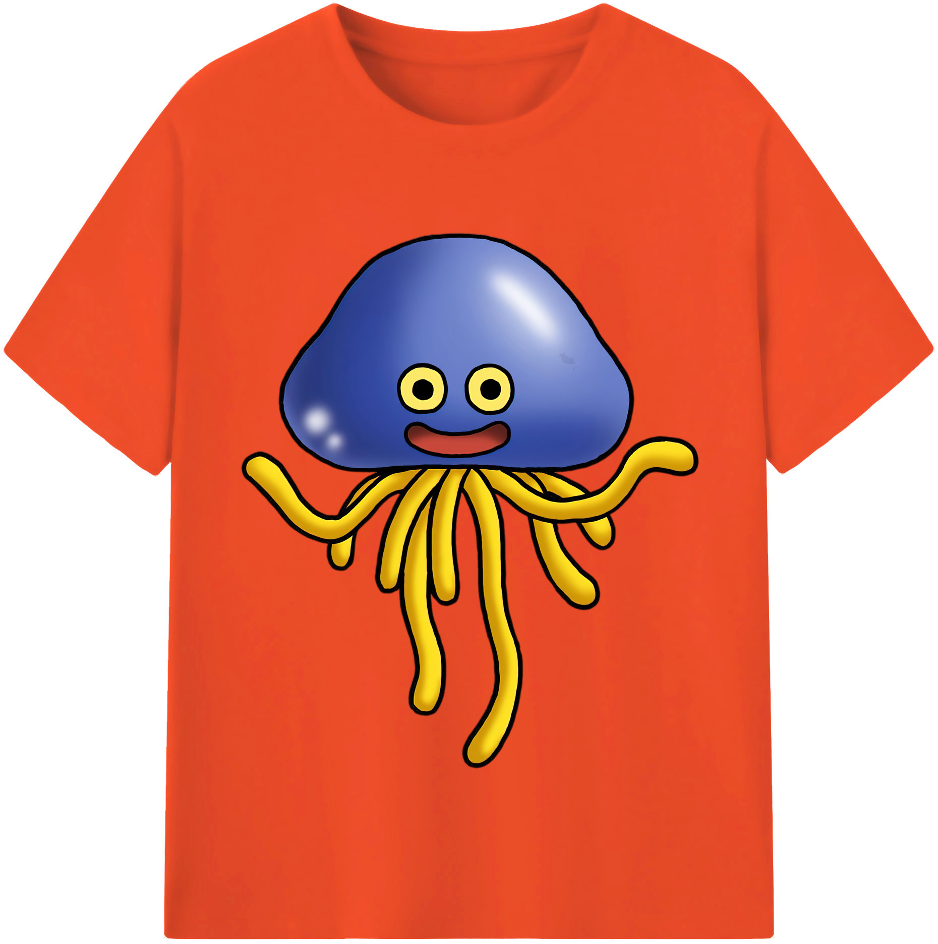 （画像用） ドラゴンクエスト Doragon Kuesuto Dragon Quest 綿100％半袖Tシャツ（フロントプリント）