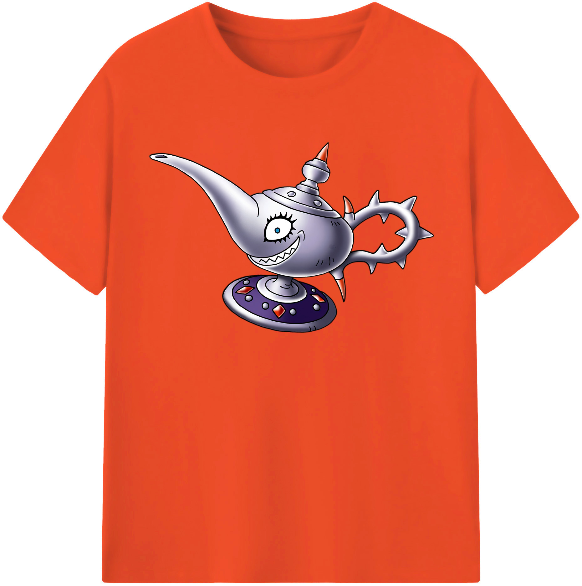（画像用） ドラゴンクエスト Doragon Kuesuto Dragon Quest 綿100％半袖Tシャツ（フロントプリント）