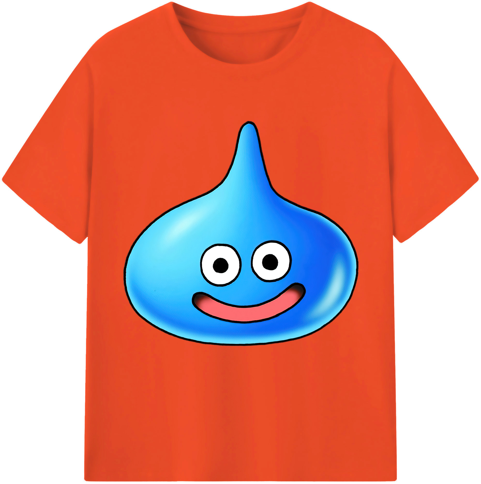 （画像用） ドラゴンクエスト Doragon Kuesuto Dragon Quest 綿100％半袖Tシャツ（フロントプリント）