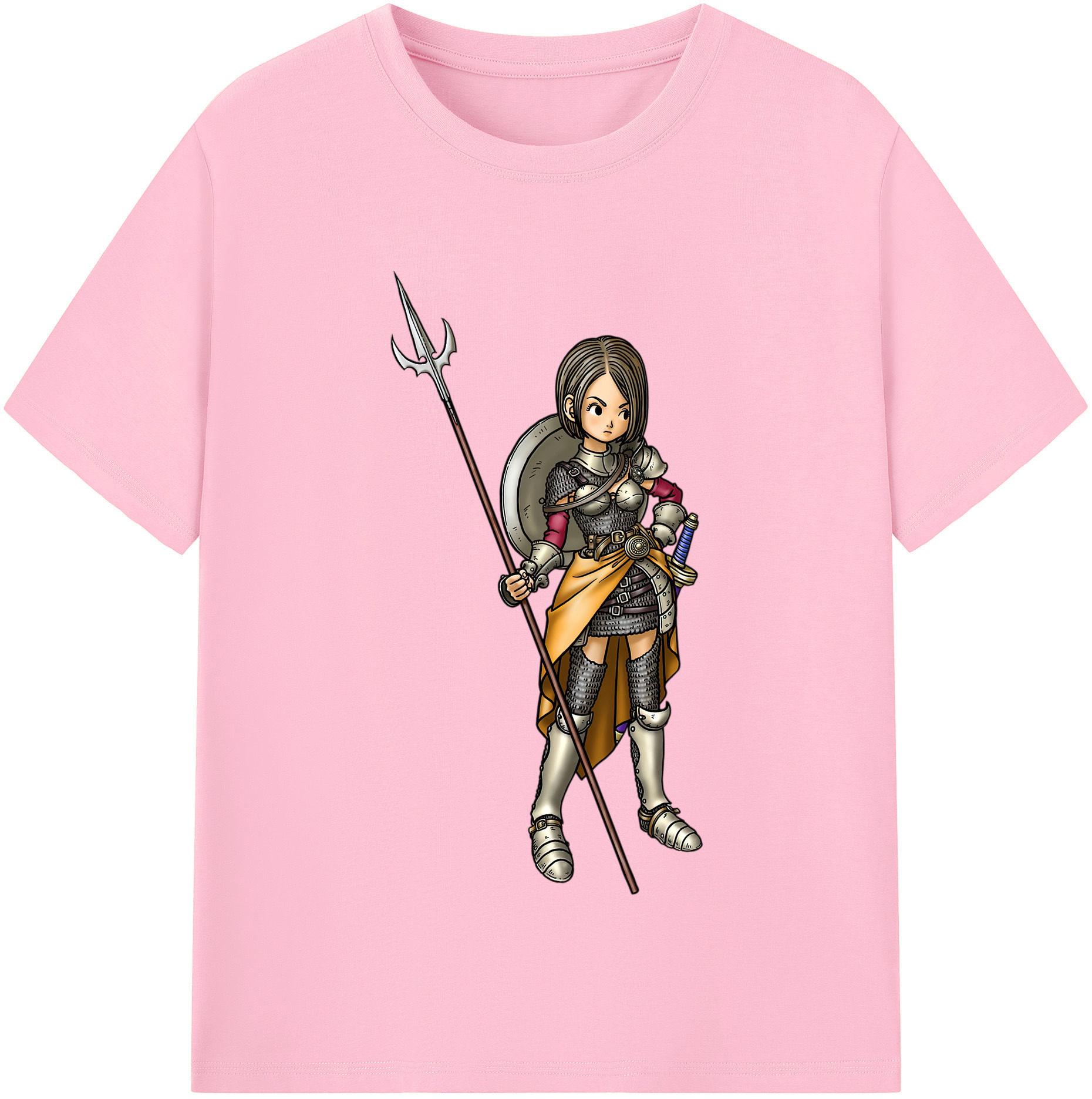（画像用） ドラゴンクエスト Doragon Kuesuto Dragon Quest 綿100％半袖Tシャツ（フロントプリント）