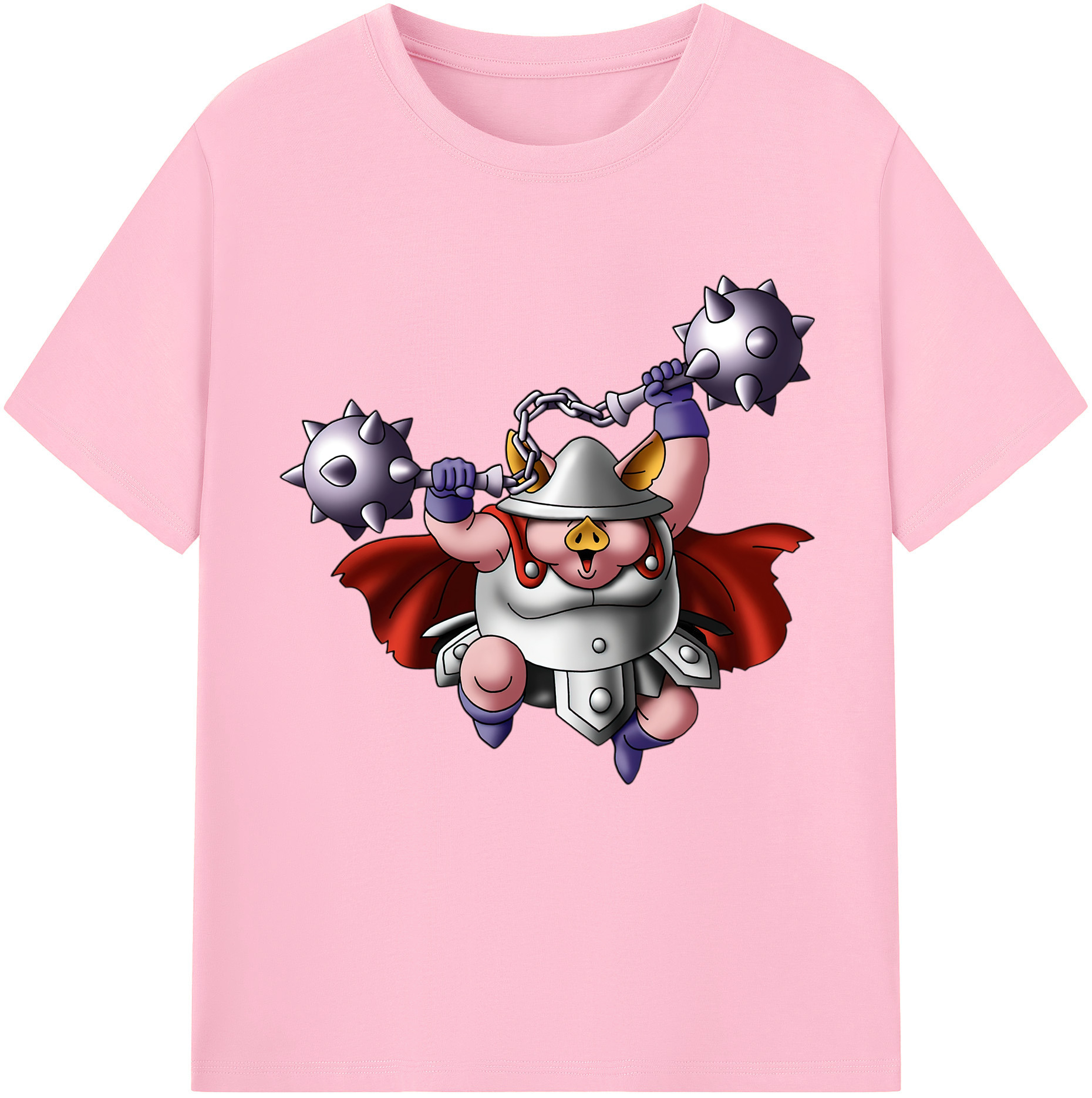 （画像用） ドラゴンクエスト Doragon Kuesuto Dragon Quest 綿100％半袖Tシャツ（フロントプリント）