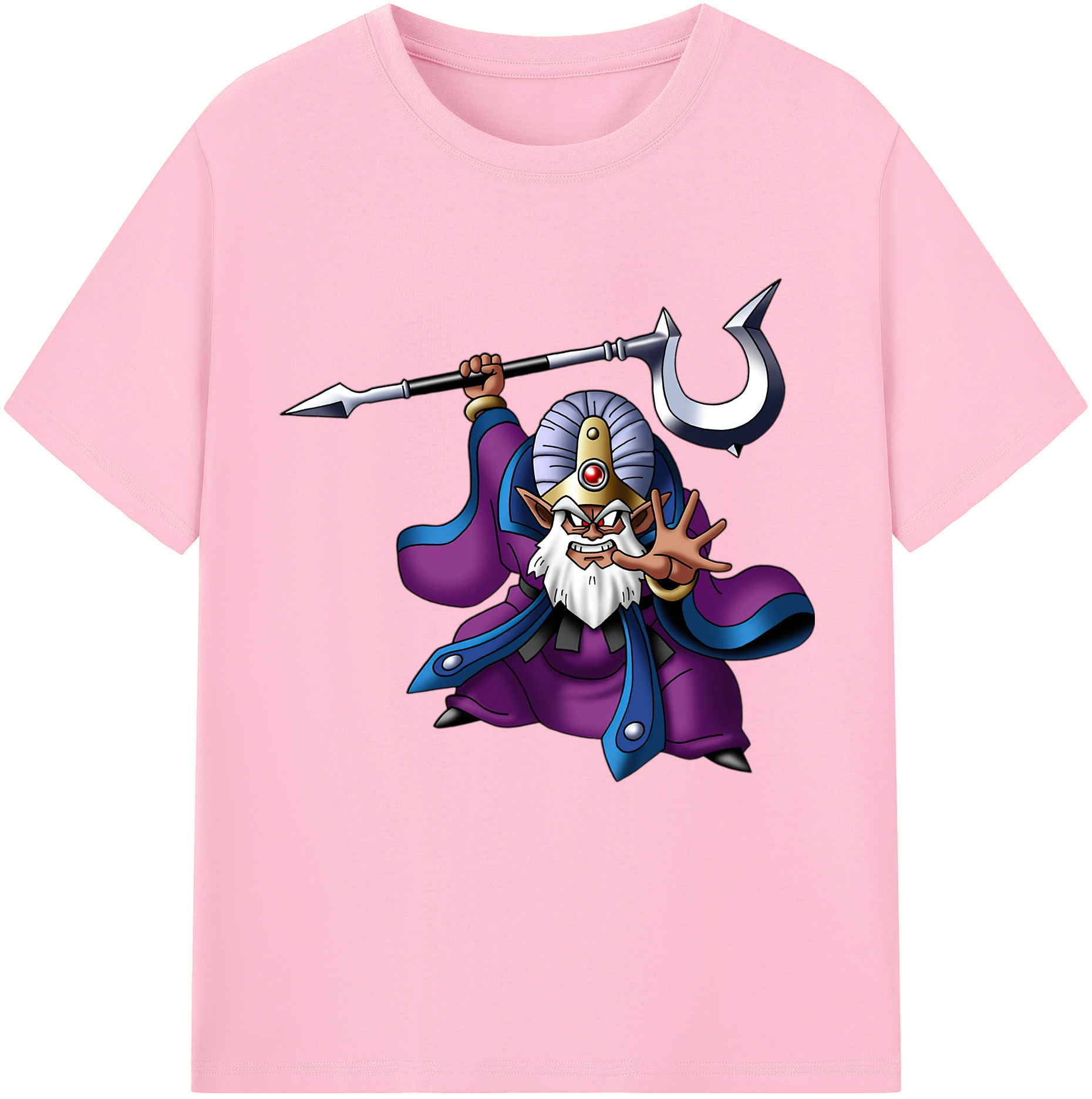 （画像用） ドラゴンクエスト Doragon Kuesuto Dragon Quest 綿100％半袖Tシャツ（フロントプリント）