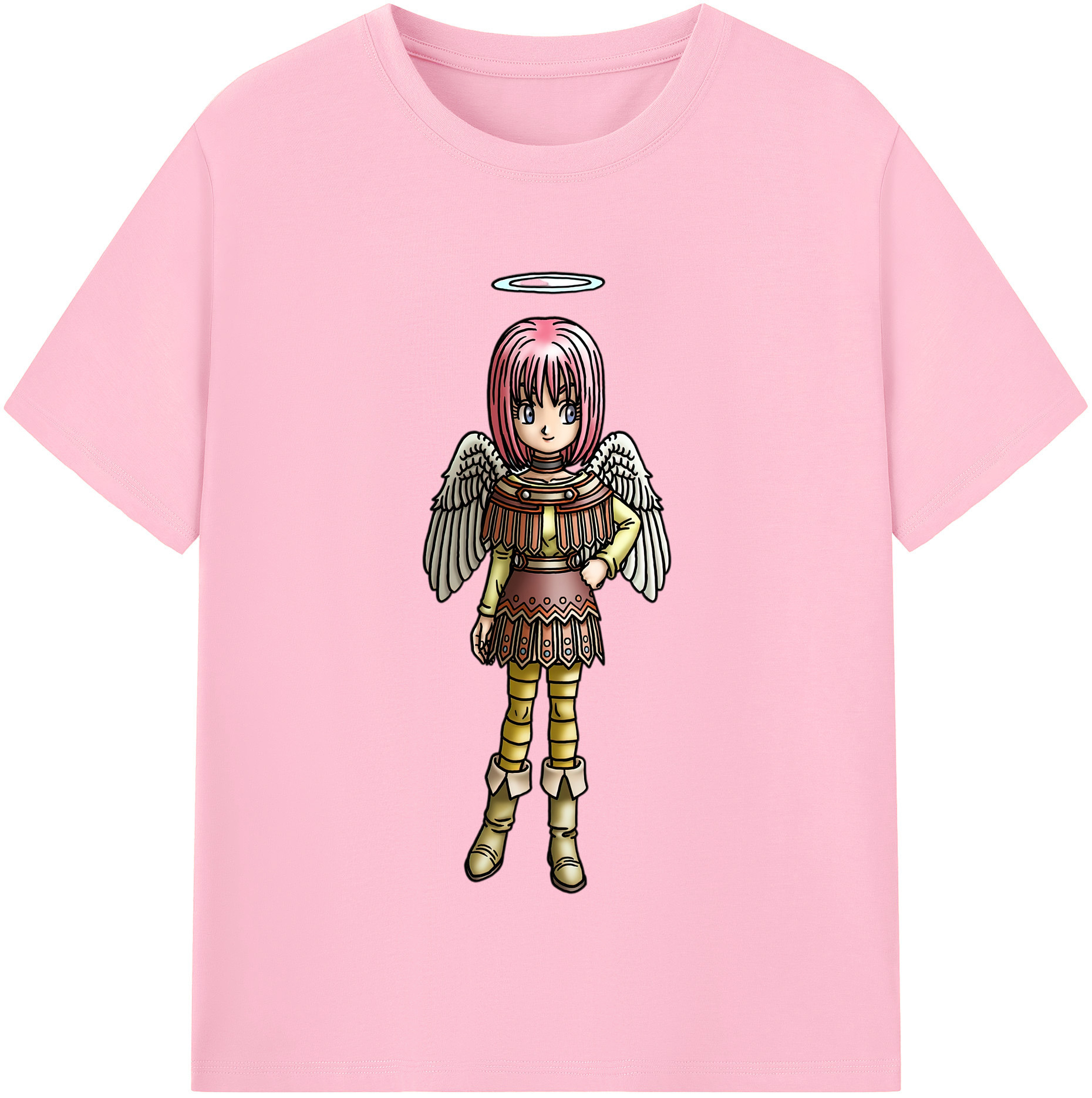 （画像用） ドラゴンクエスト Doragon Kuesuto Dragon Quest 綿100％半袖Tシャツ（フロントプリント）