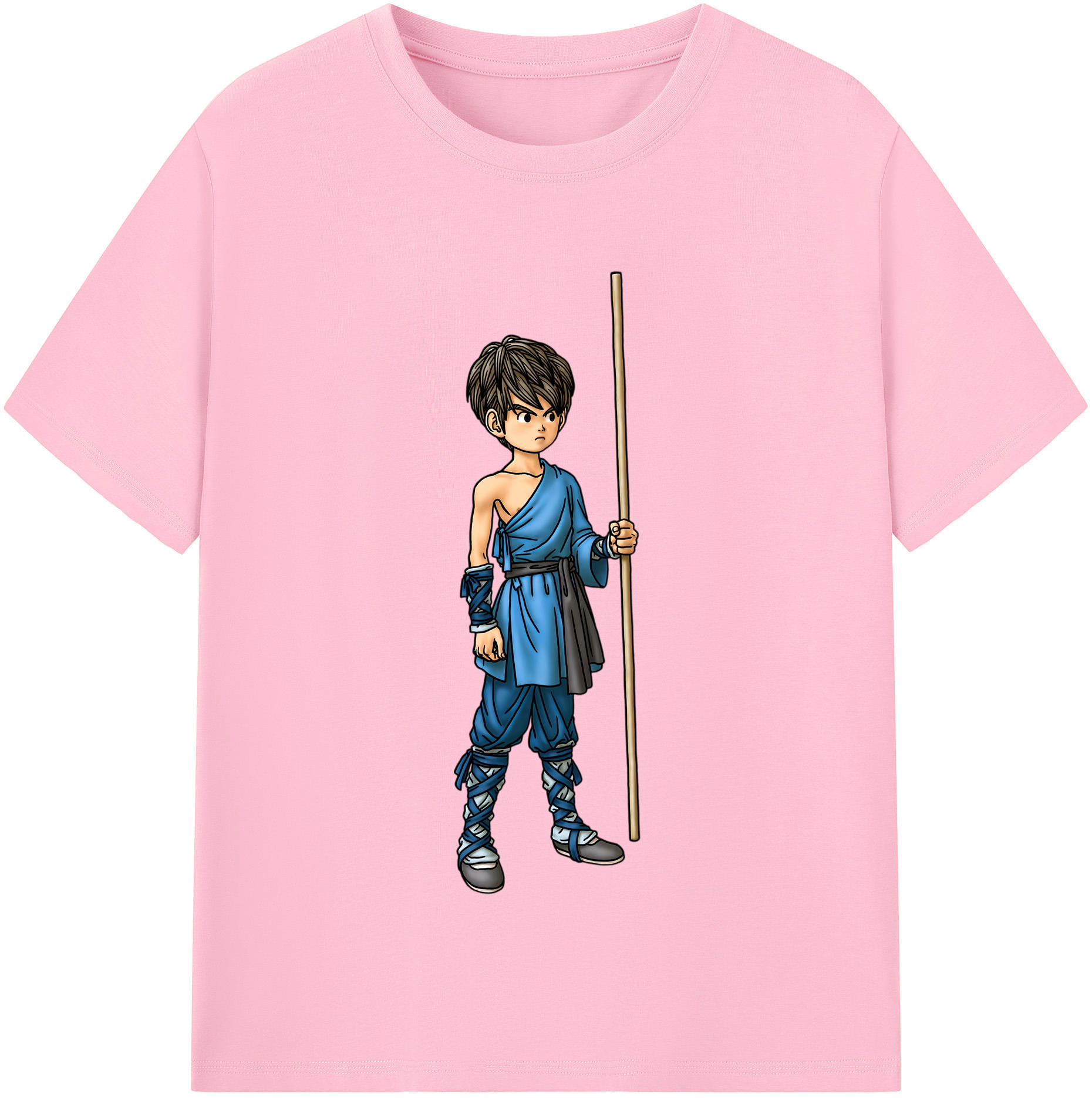 （画像用） ドラゴンクエスト Doragon Kuesuto Dragon Quest 綿100％半袖Tシャツ（フロントプリント）