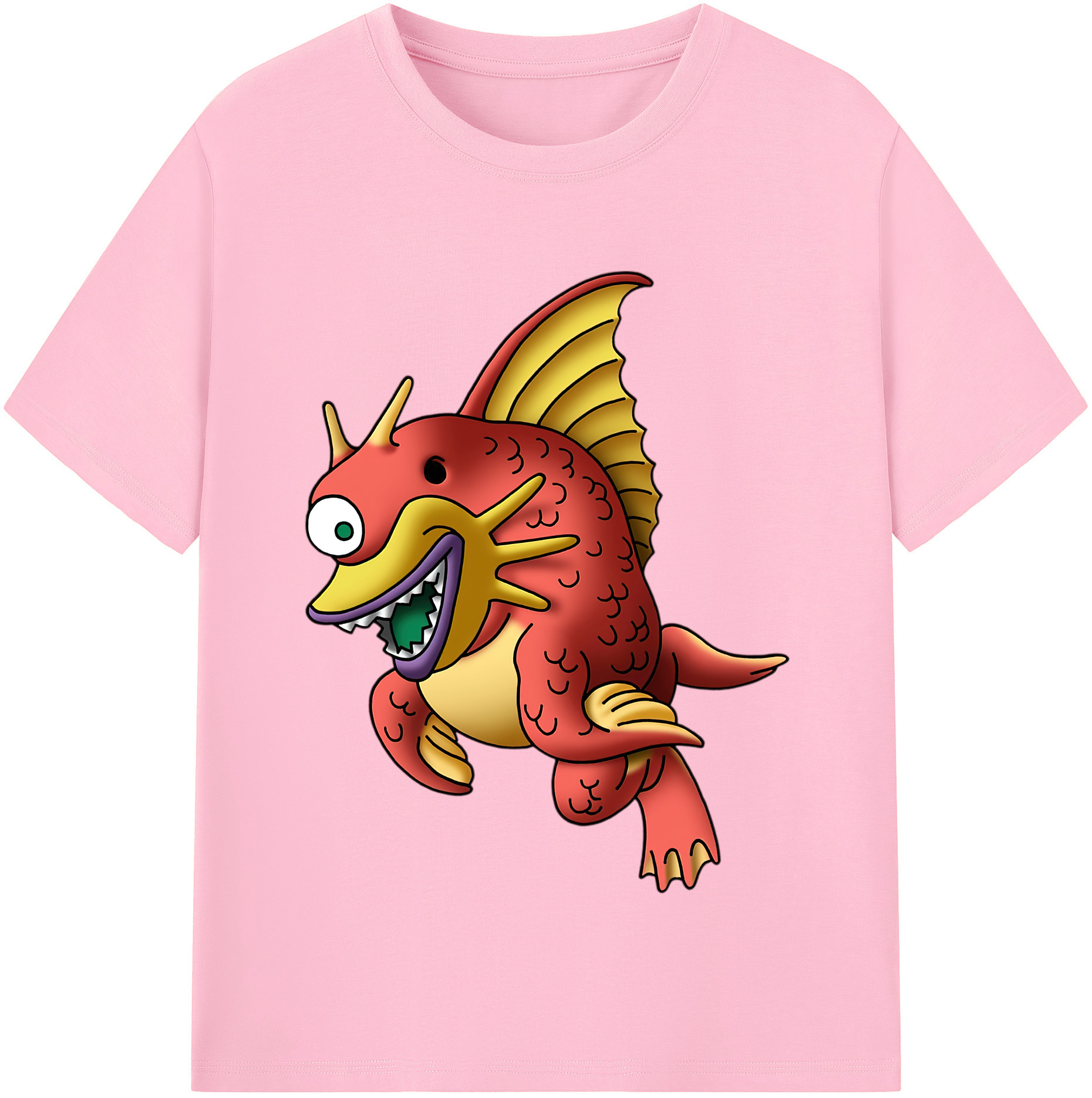 （画像用） ドラゴンクエスト Doragon Kuesuto Dragon Quest 綿100％半袖Tシャツ（フロントプリント）