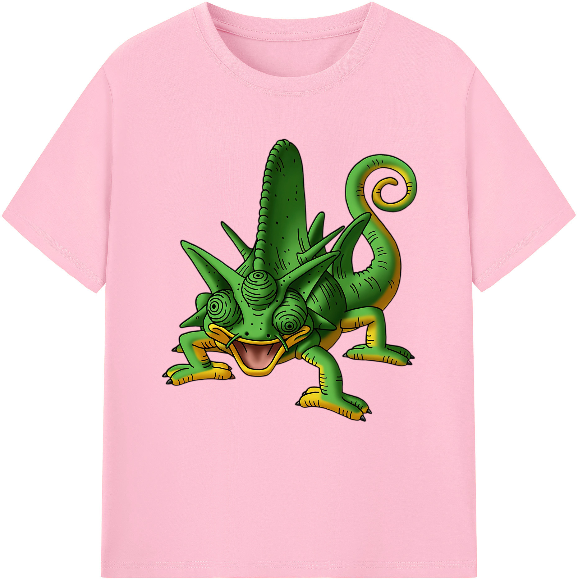 （画像用） ドラゴンクエスト Doragon Kuesuto Dragon Quest 綿100％半袖Tシャツ（フロントプリント）