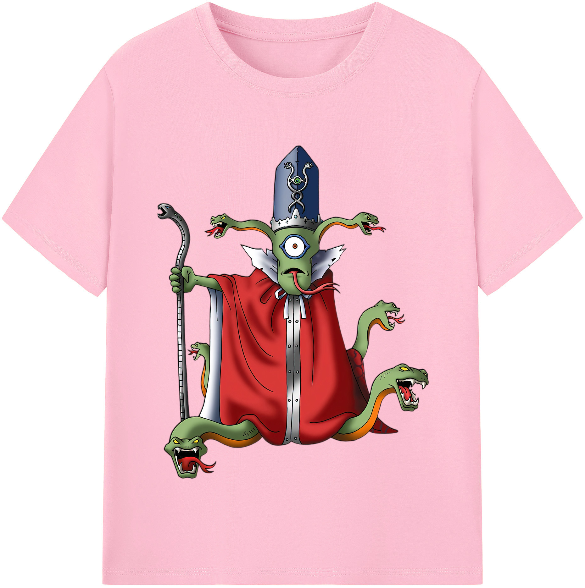 （画像用） ドラゴンクエスト Doragon Kuesuto Dragon Quest 綿100％半袖Tシャツ（フロントプリント）