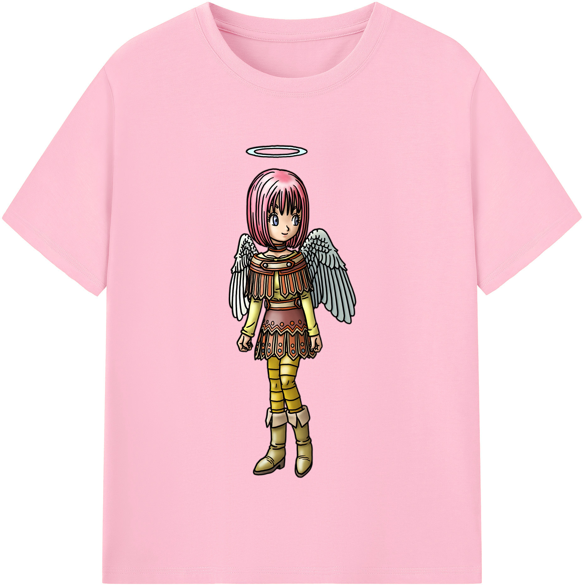 （画像用） ドラゴンクエスト Doragon Kuesuto Dragon Quest 綿100％半袖Tシャツ（フロントプリント）