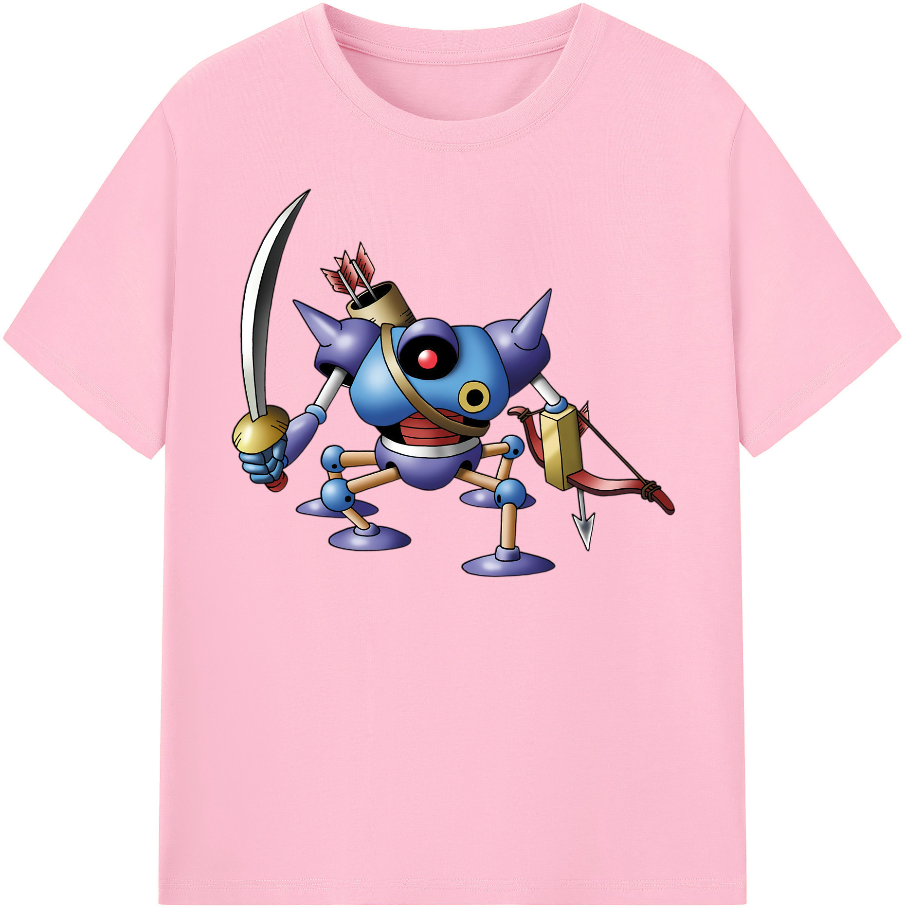 （画像用） ドラゴンクエスト Doragon Kuesuto Dragon Quest 綿100％半袖Tシャツ（フロントプリント）