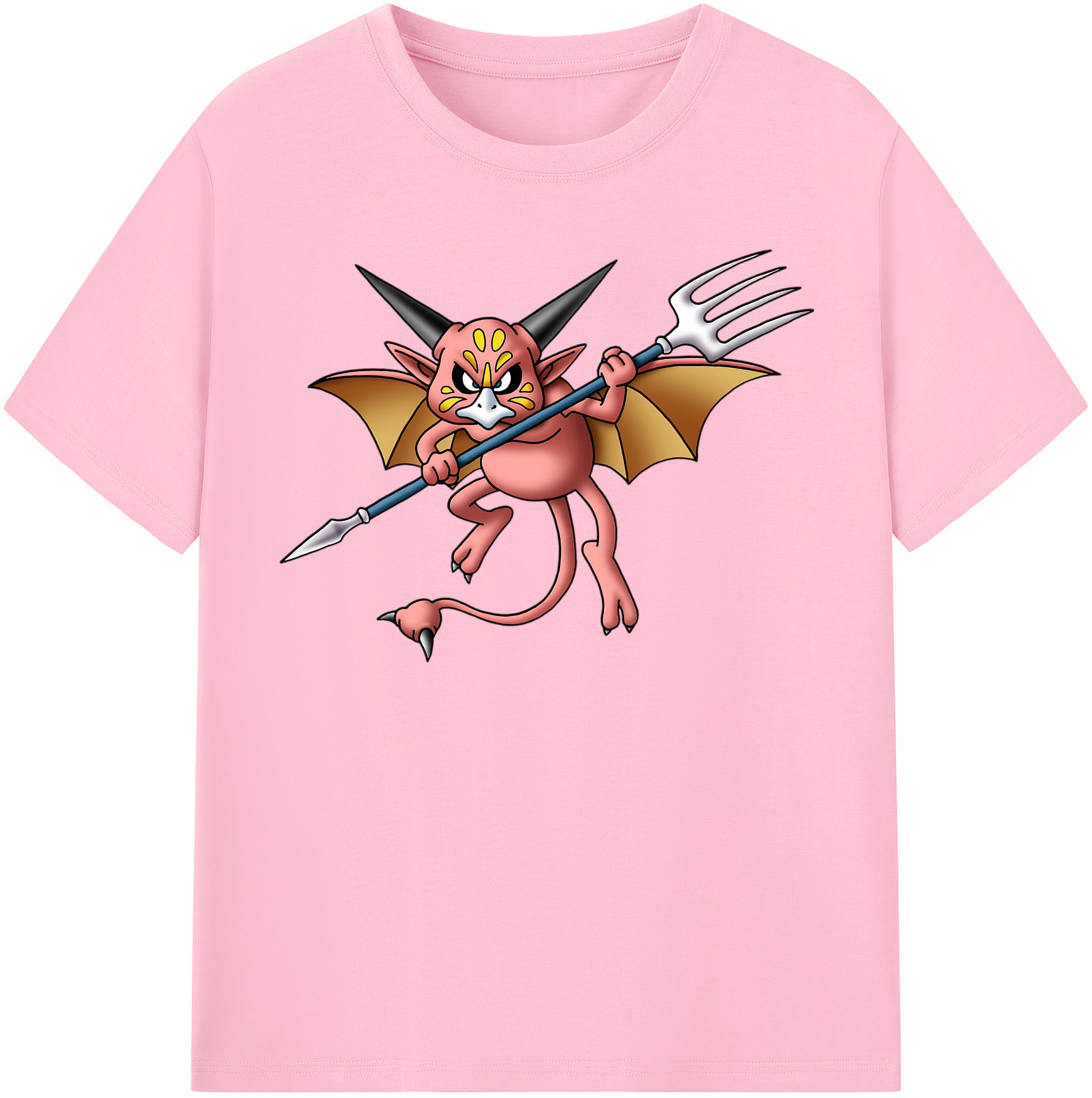 （画像用） ドラゴンクエスト Doragon Kuesuto Dragon Quest 綿100％半袖Tシャツ（フロントプリント）